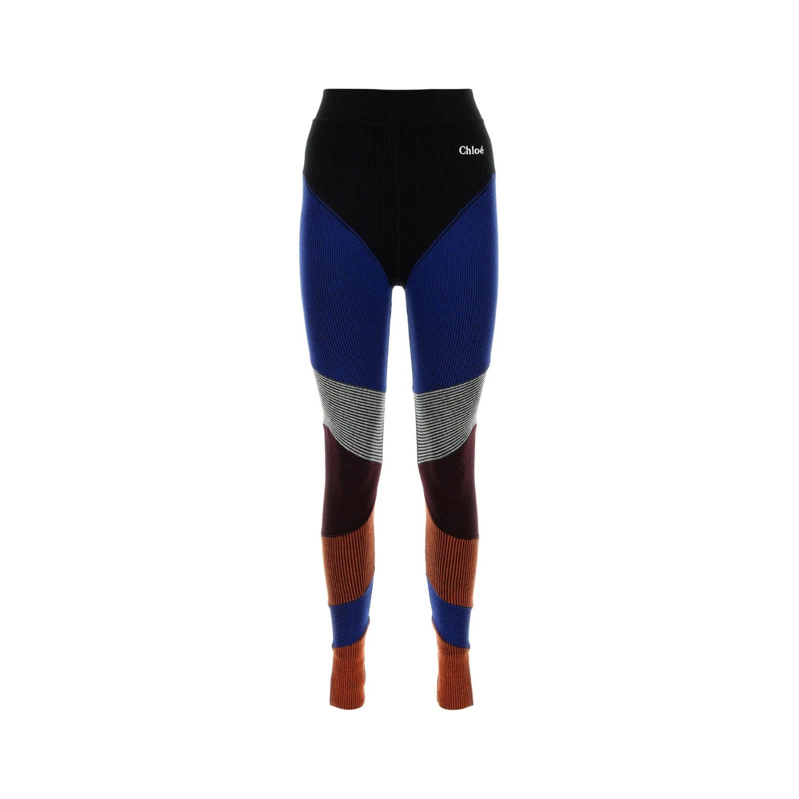 Chloe CHLOE Multicolor Stretch Wool Blend Leggings New & Authentic Size 25" / US 0 / IT 36 - 1 Thumbnail