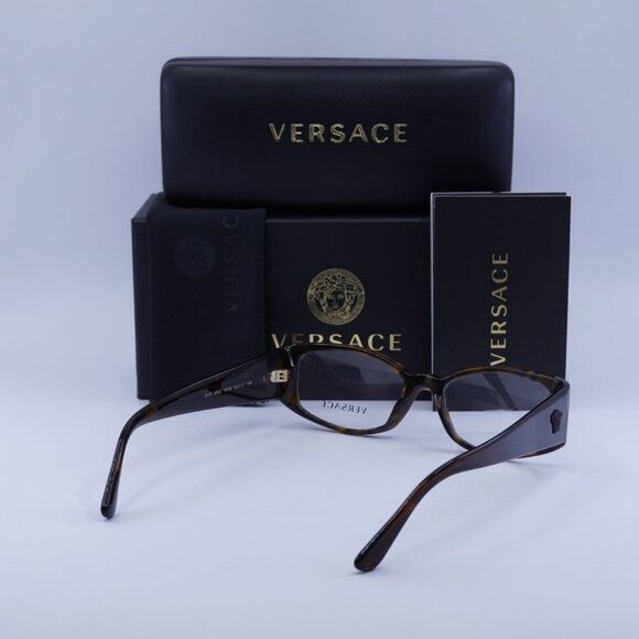 Versace 🕶️ New Versace VE3343 5429 Havana Eyeglasses 52mm Size ONE SIZE - 11 Thumbnail