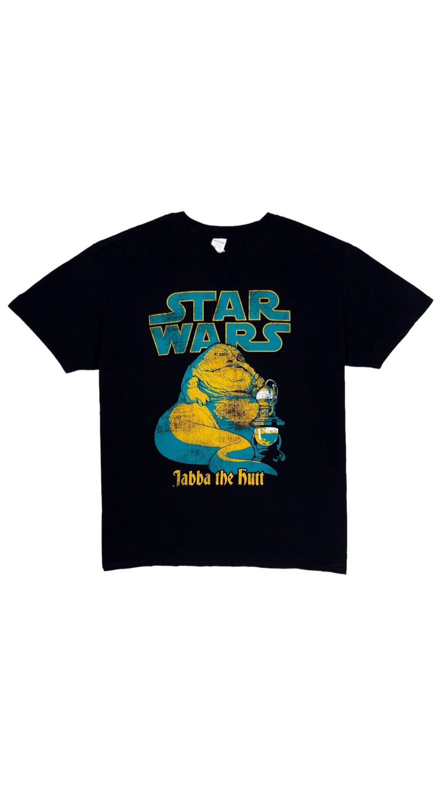 Sci-Fi Fantasy × Star Wars Star Wars Jabba the Hutt Black T-Shirt Size US XL / EU 56 / 4 - 1 Thumbnail