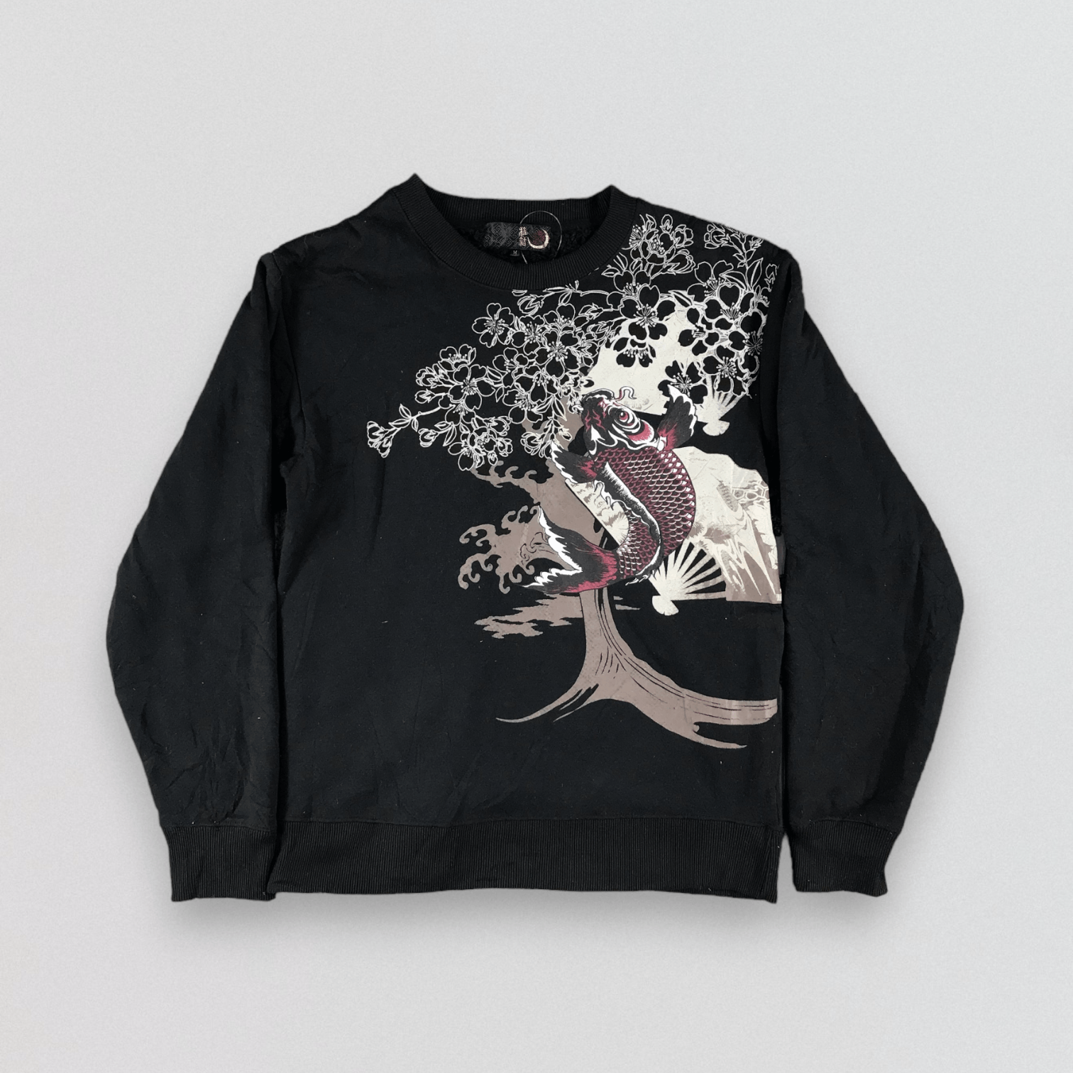 Japanese Brand Japanese Brand Koi Fish Sweatshirt F148 Size US M / EU 48-50 / 2 - 1 Thumbnail