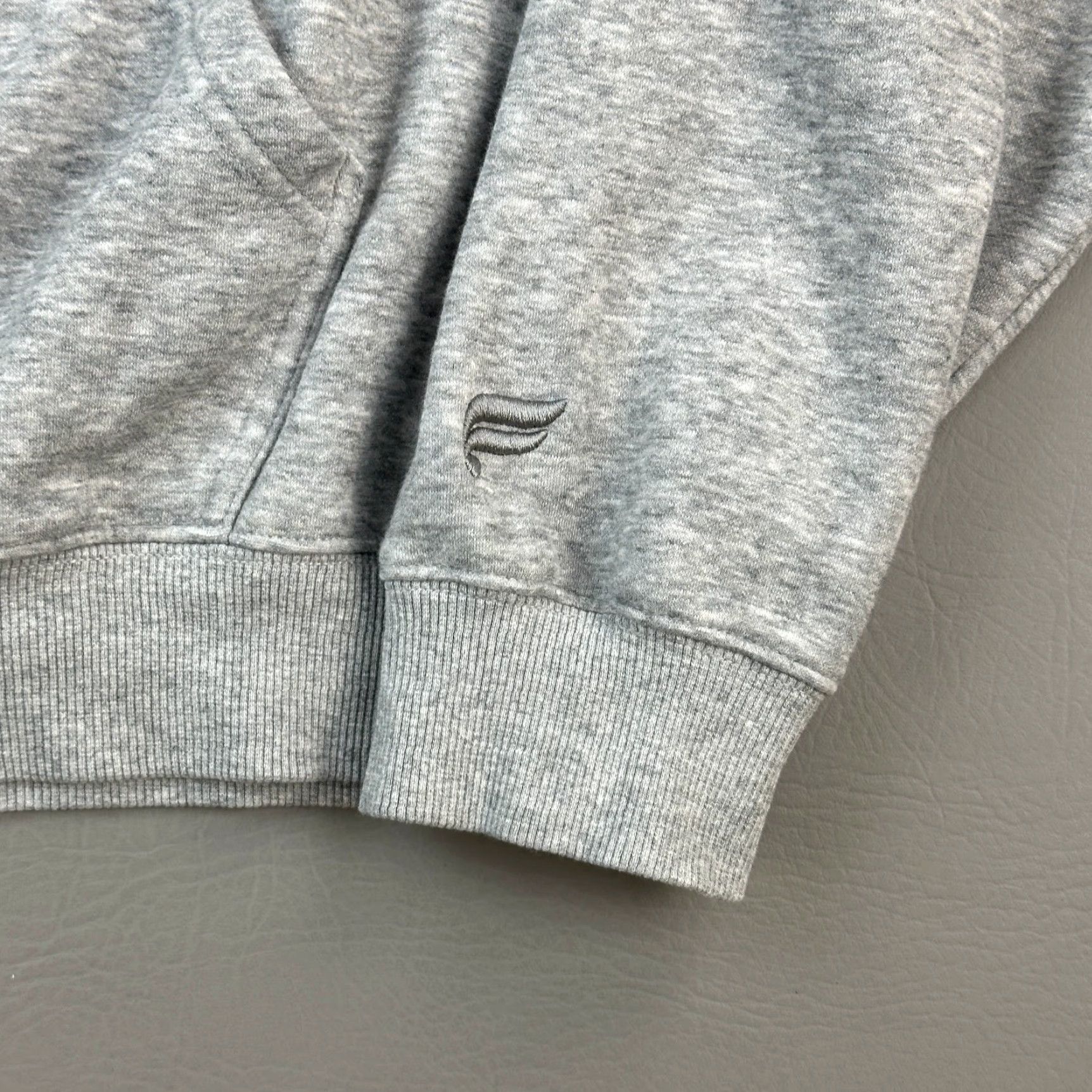 Fabletics Fabletics Hoodie Women's Large Gray Cozy Fleece Pullover Gym Active Shirt Size L / US 10 / IT 46 - 3 Thumbnail