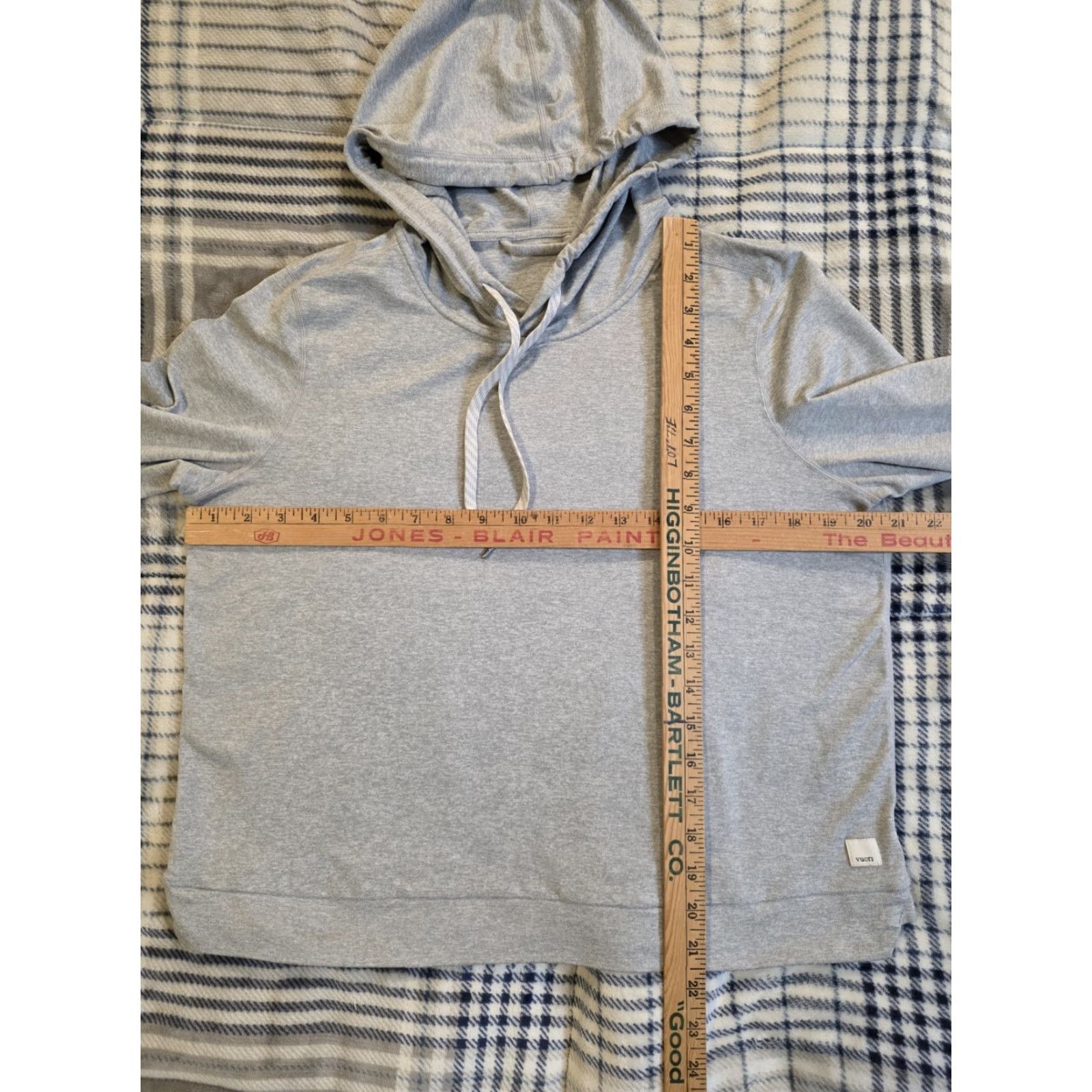Vuori Vuori Halo Essentials Pullover Hoodie Stretch Light Gray Women's Size L Size L / US 10 / IT 46 - 7 Thumbnail