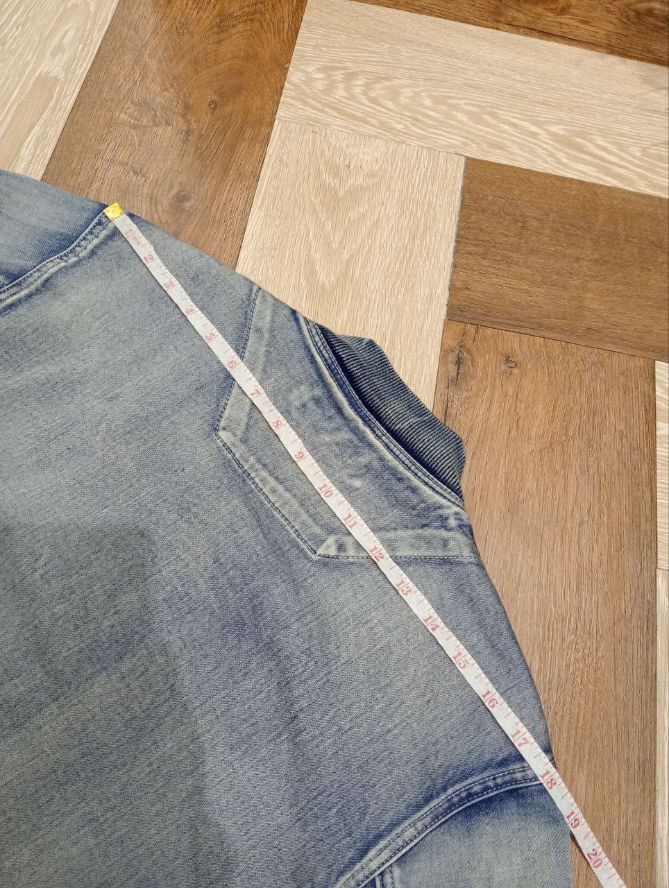 Japanese Brand CAVARIA JAPAN WASHED DENIM BOMBER JACKET - SIZE 46 Size US M / EU 48-50 / 2 - 14 Thumbnail