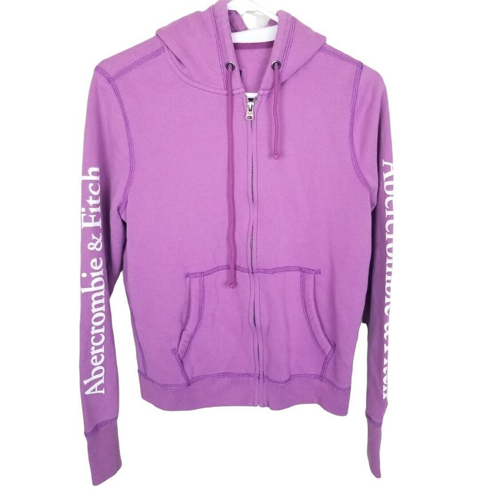 Abercrombie & Fitch Abercrombie & Fitch Hoodie Sweatshirt Full Zip S Y2K Preppy Size S / US 4 / IT 40 - 1 Thumbnail