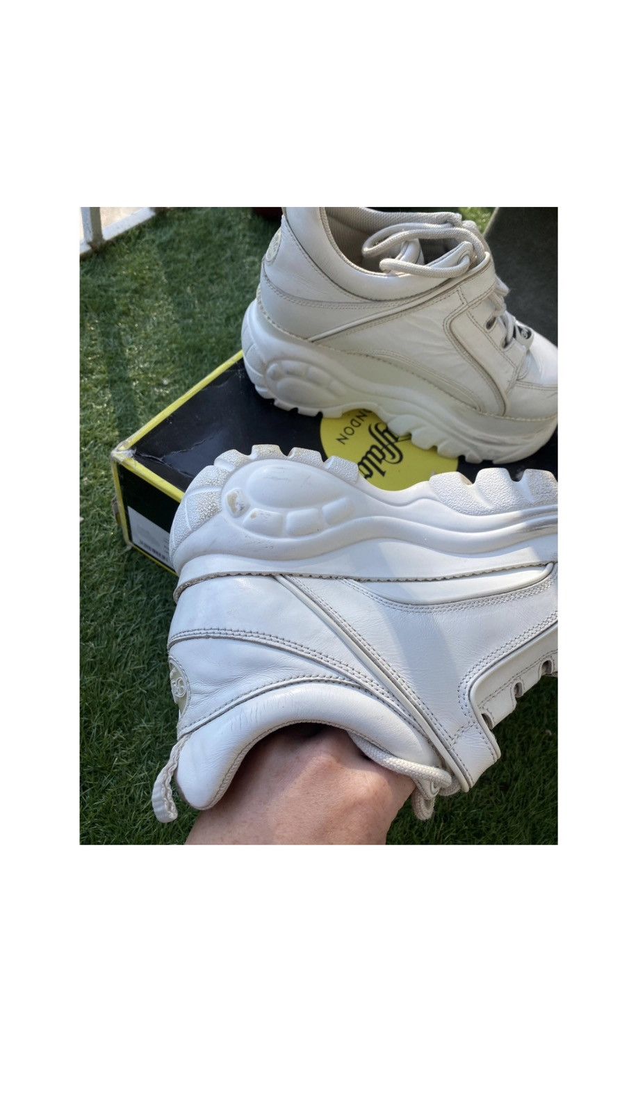 Buffalo London Buffalo white platform boots size 39eu Size US 8 / IT 38 - 9 Thumbnail