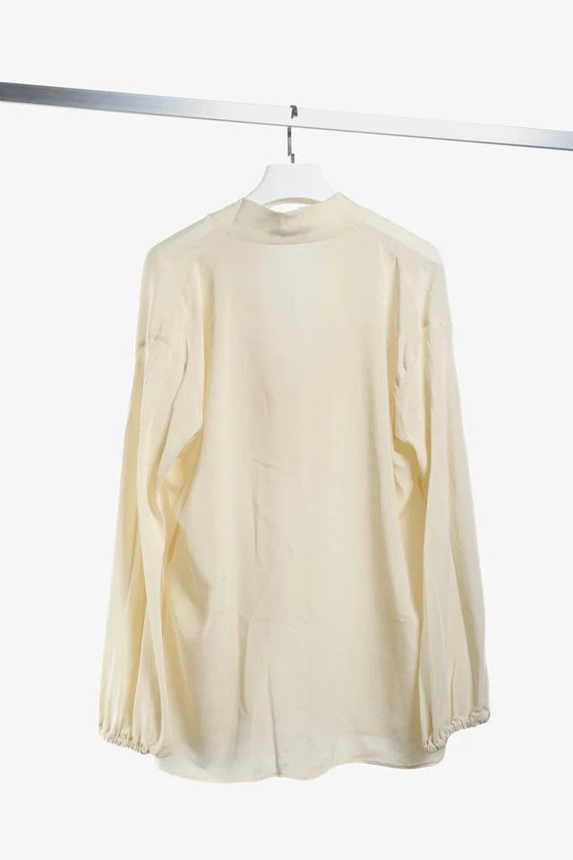 Etro Etro Cream Silk Cowl Neck Tunic Size M / US 6-8 / IT 42-44 - 2 Thumbnail
