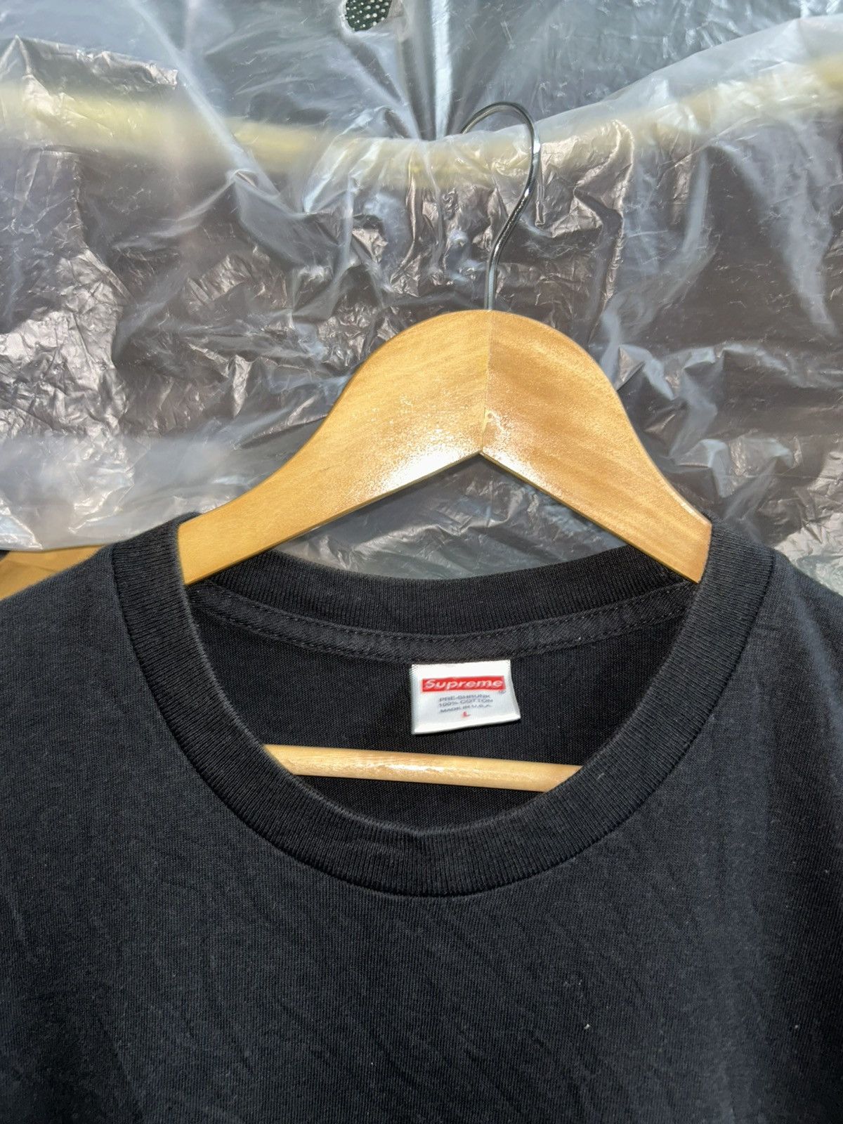 Supreme No More Shit Black Tee Size US L / EU 52-54 / 3 - 9 Thumbnail