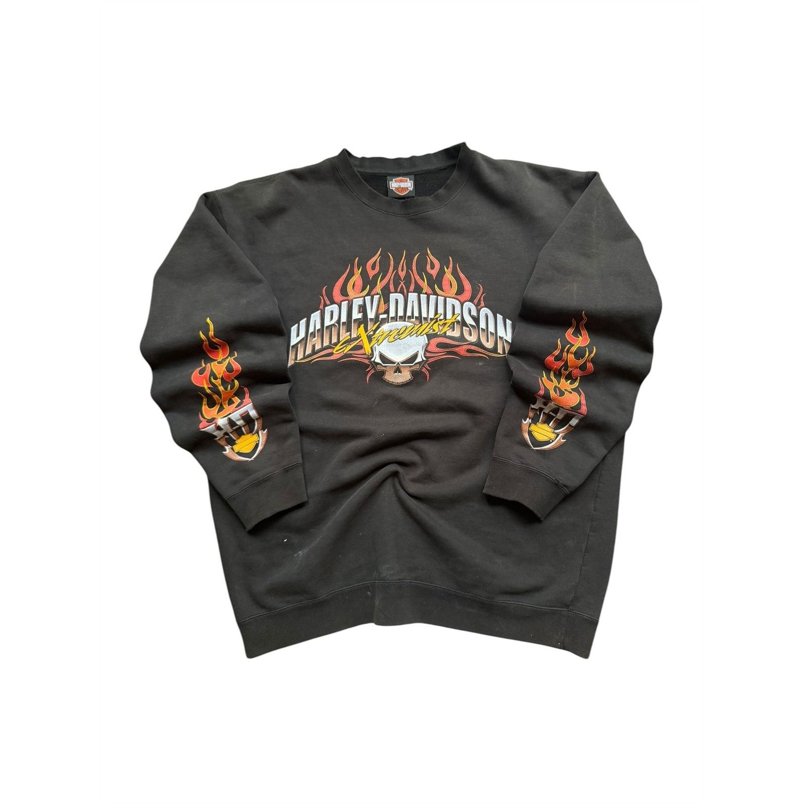 Vintage Vintage Harley Davidson Extremist Santa Barbara Crewneck Size US L / EU 52-54 / 3 - 1 Thumbnail