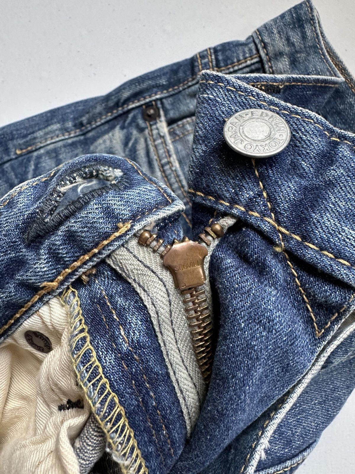 Edwin Vintage Edwin Salvedge Denim Jeans Size US 26 / EU 42 - 9 Thumbnail