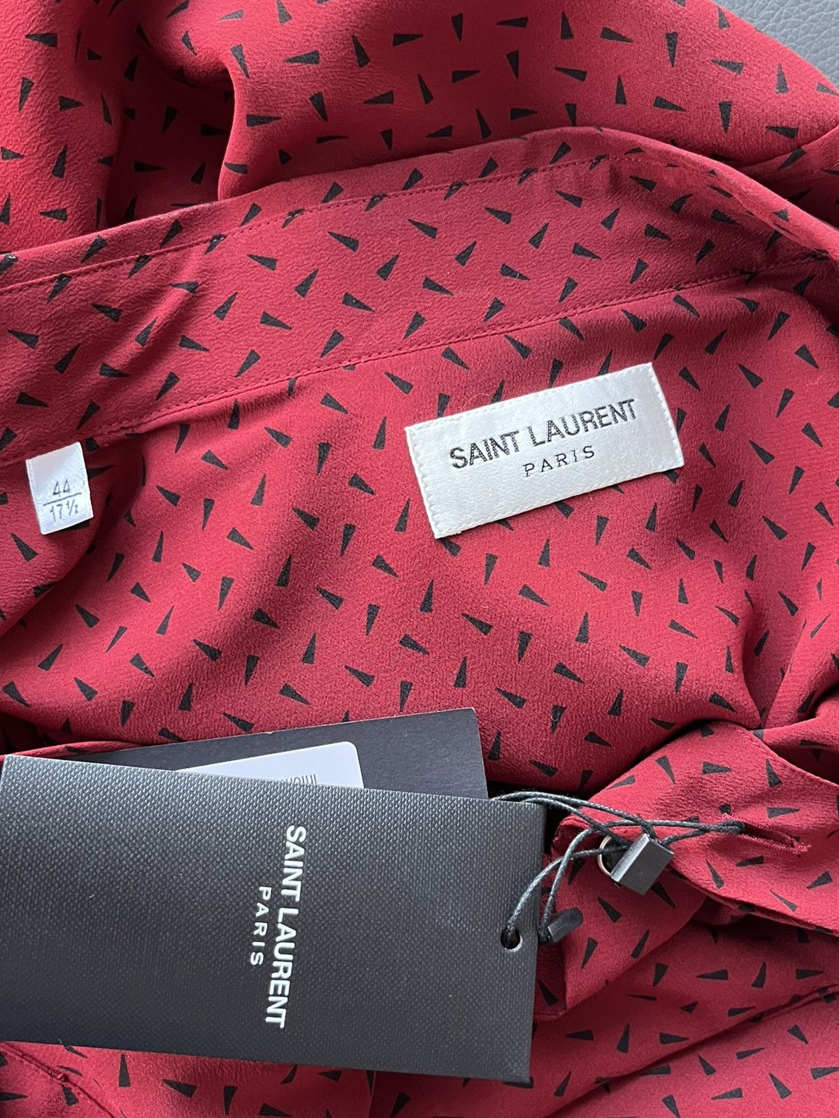 Hedi Slimane × Saint Laurent Paris × Yves Saint Laurent Saint Laurent Runway Premium Silk Western Shirt Brand New Size US XXL / EU 58 / 5 - 5 Thumbnail
