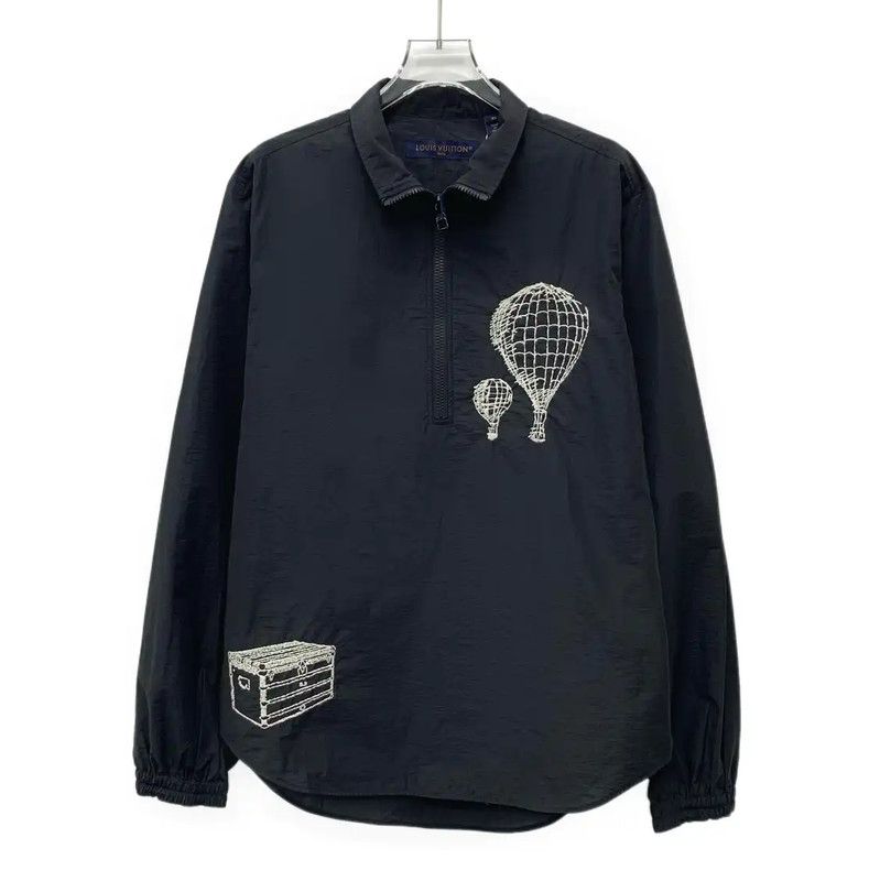 Louis Vuitton Louis Vuitton Black Cotton Men's Shirt 0089 Size US XS / EU 42 / 0 - 1 Thumbnail