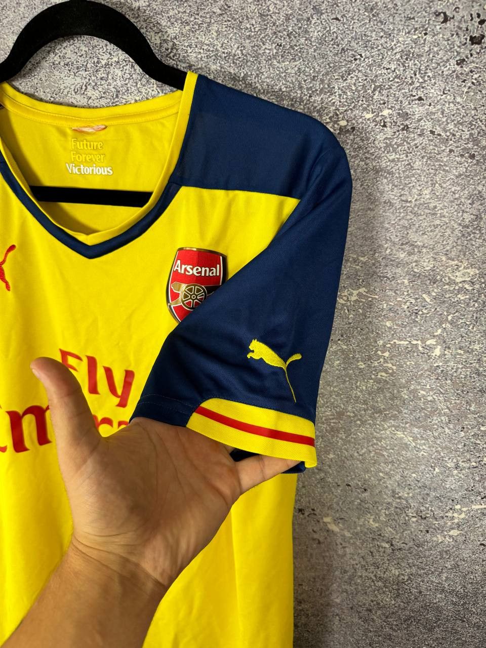 Puma Vintage Arsenal 2014/15 Away Puma Soccer Jersey Blokcore Size US M / EU 48-50 / 2 - 6 Thumbnail