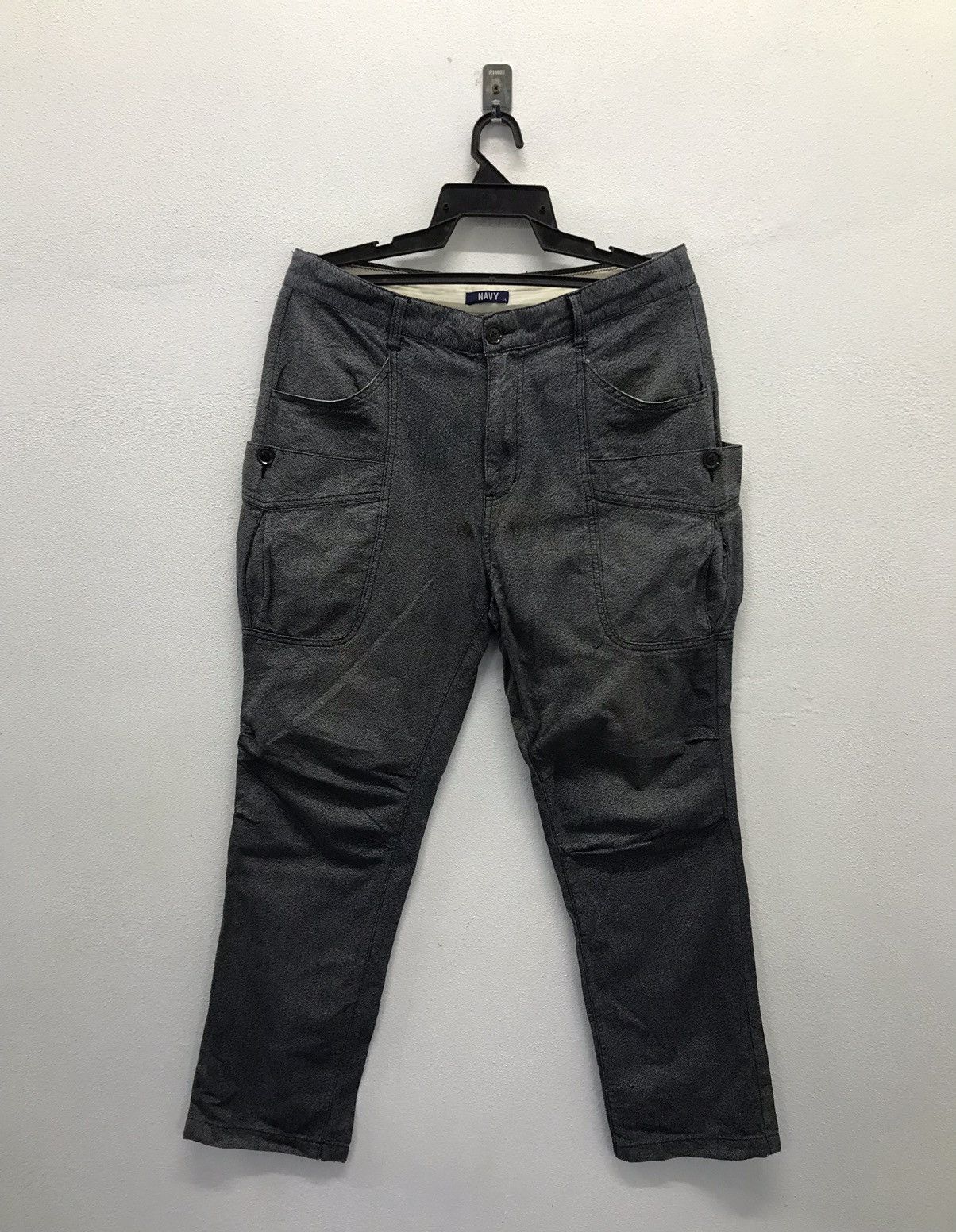 Japanese Brand × Vintage Vintage Navy Pants Size US 34 / EU 50 - 1 Thumbnail