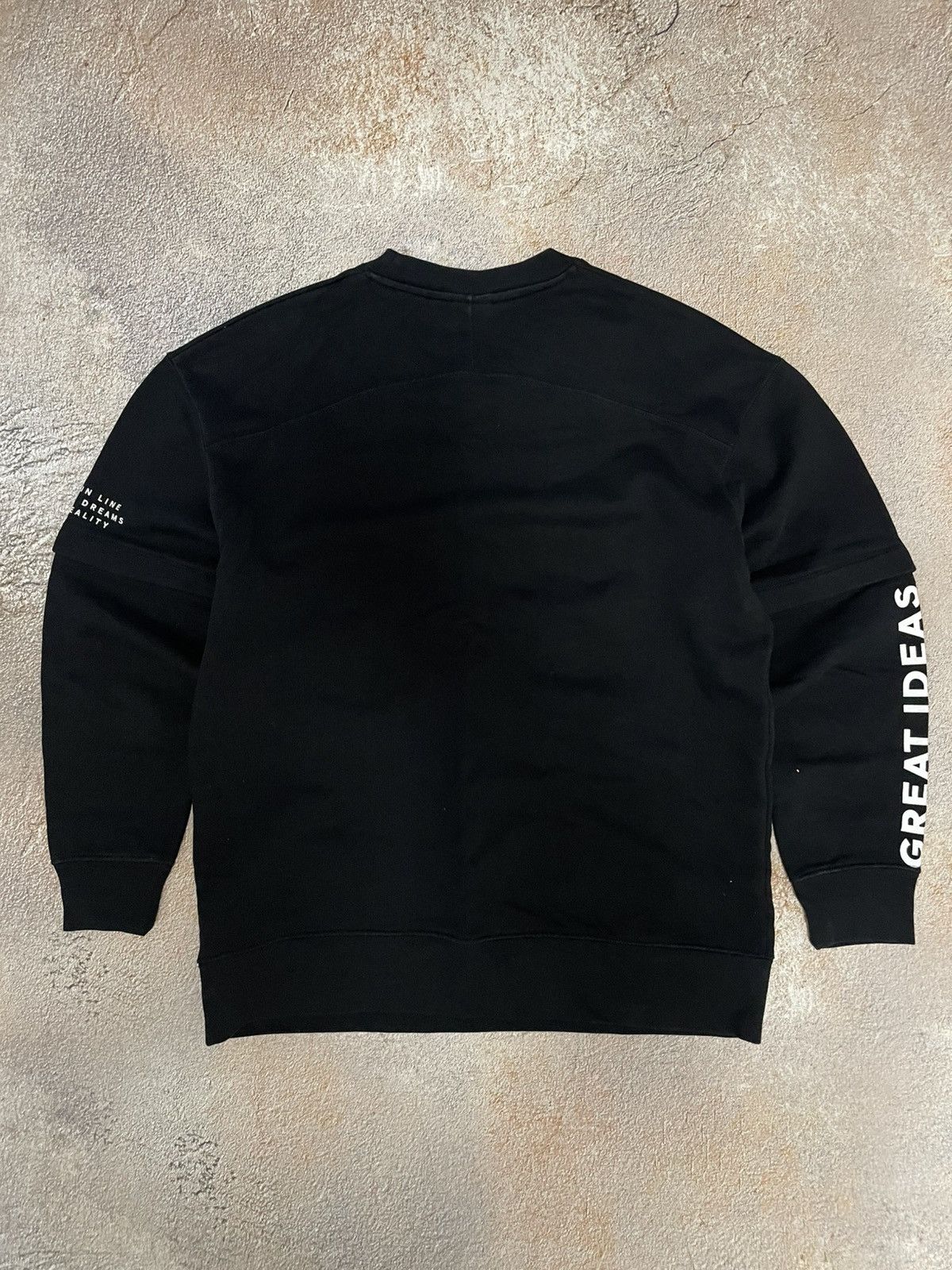 Zara Zara Big Scull Logo Black Crew Neck Sweatshirt Size US M / EU 48-50 / 2 - 6 Thumbnail