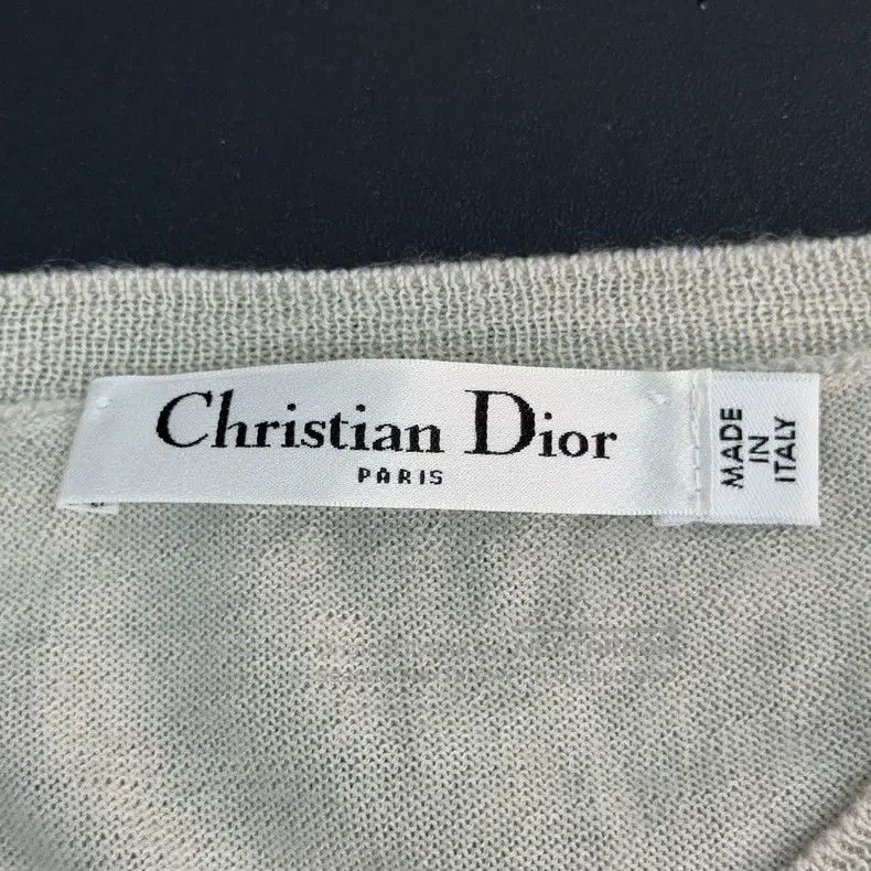 Dior Dior Gradient beige gray embroidered bee cashmere sweater Size XS / US 0-2 / IT 36-38 - 5 Thumbnail