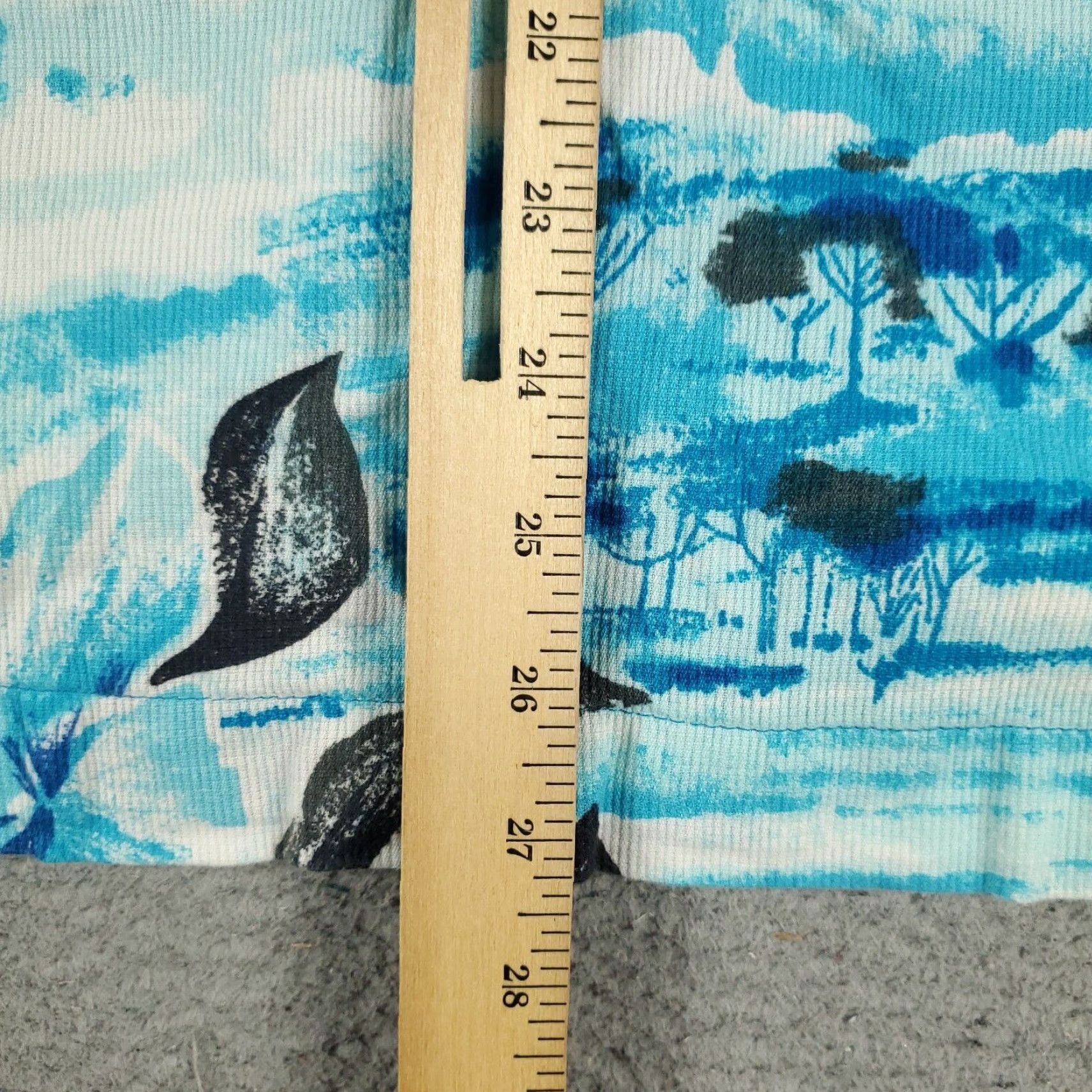 Vintage VINTAGE Hobie Hawaiian Shirt 1X Blue Floral Button-Up Short Sleeve Aloha Mens Size US XL / EU 56 / 4 - 7 Thumbnail