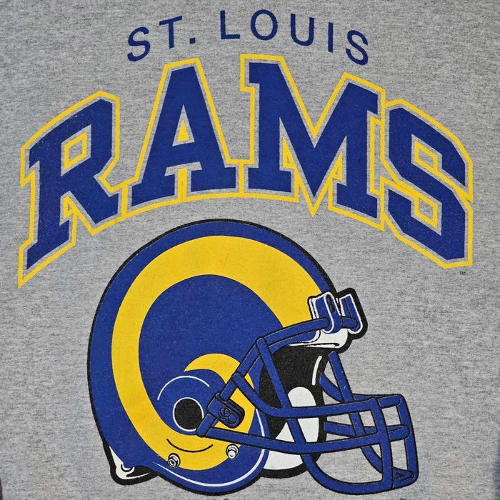 RARE Vintage 90s ST. Louis Rams by Logo Athletic Sweatshirt 