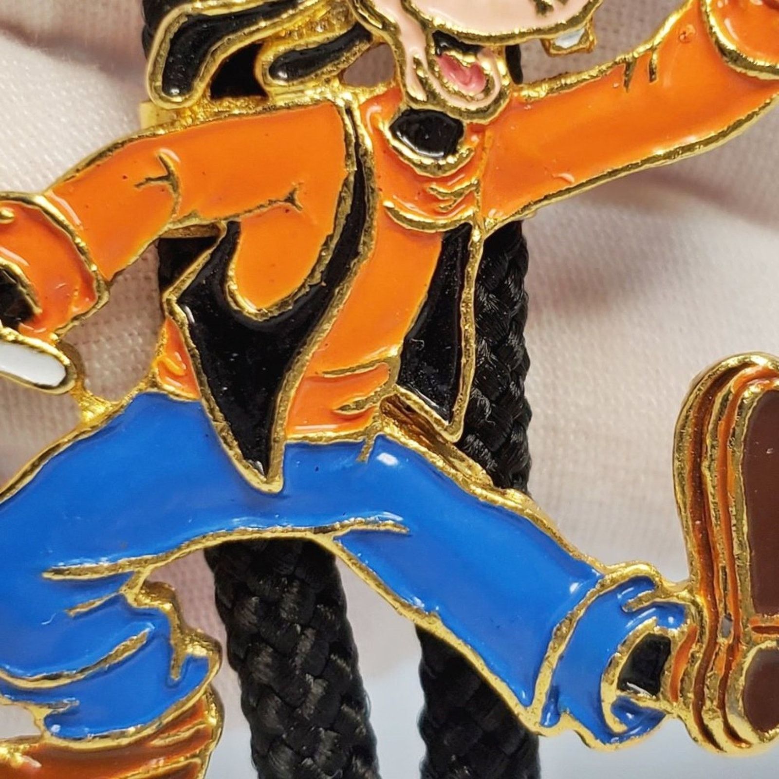 Disney Disney Goofy 2000 Black Bolo Tie - Western Accessory Size ONE SIZE - 3 Thumbnail