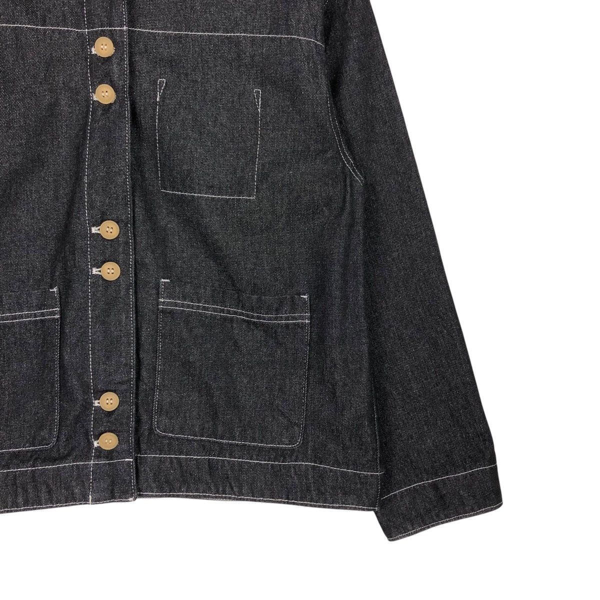 Japanese Brand 📌Vintage Denim Jacket Pou Dou Dou Trucker Issey Miyake Size US M / EU 48-50 / 2 - 6 Thumbnail