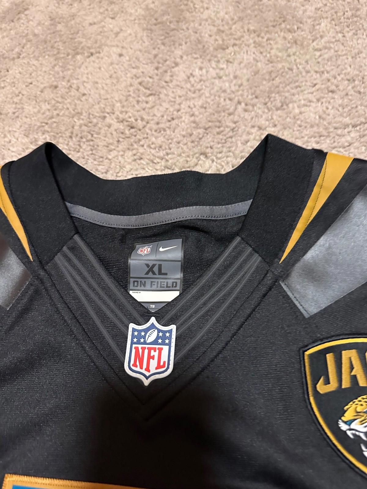 Nike 2014-17 Jacksonville Jaguars Bortles #5 Nike Game Jersey XL Size US XL / EU 56 / 4 - 4 Thumbnail