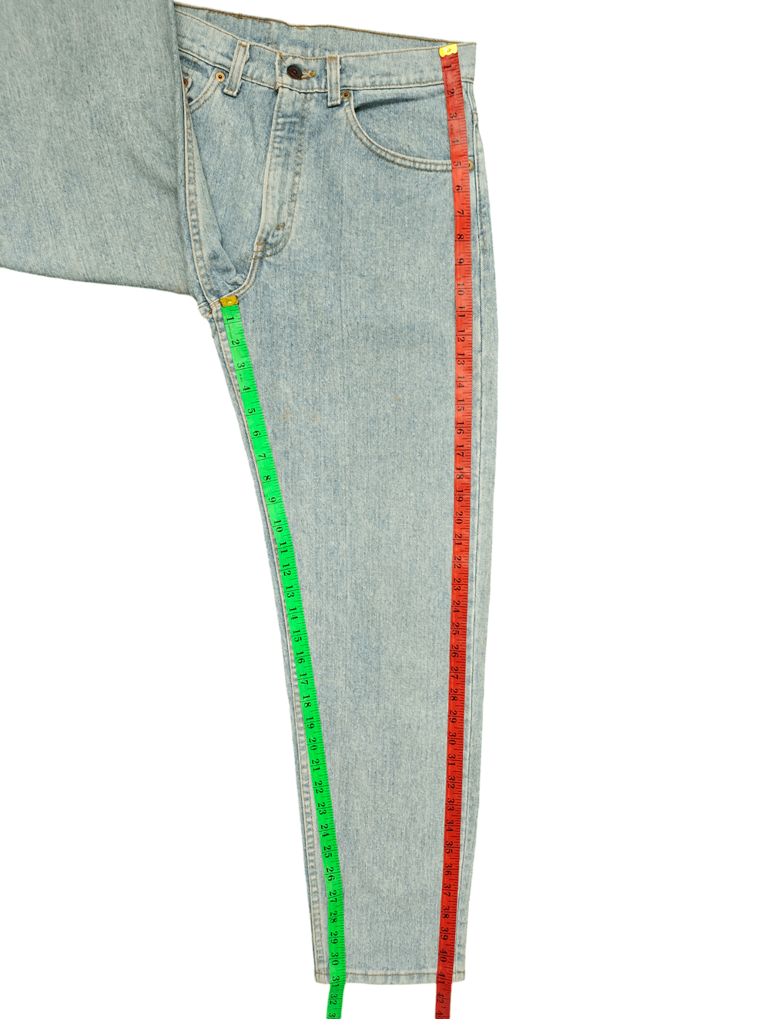 Levi's Vintage 90s Levi's 550 Sand Light Wash Denim Jeans Size US 31 - 9 Thumbnail