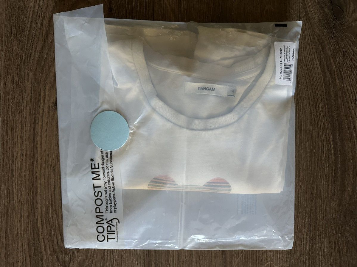 Pangaia PANGAIA X HAROSHI BE@RBRICK ORGANIC COTTON T-SHIRT OFF WHITE Size US L / EU 52-54 / 3 - 6 Thumbnail