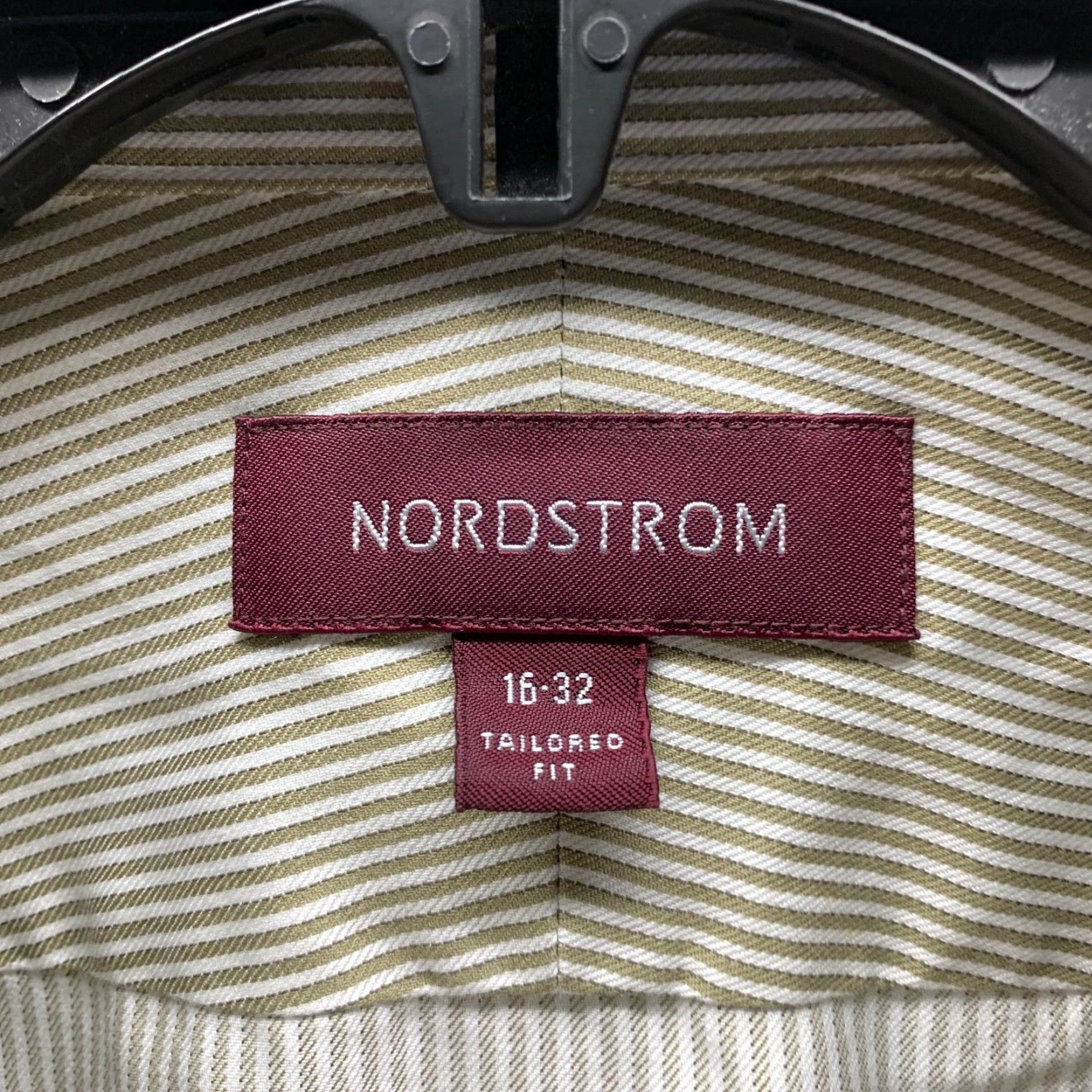Nordstrom Nordstrom Shirt Adult 16 XL Brown White Casual Cotton Mens Button Up Size US L / EU 52-54 / 3 - 3 Thumbnail