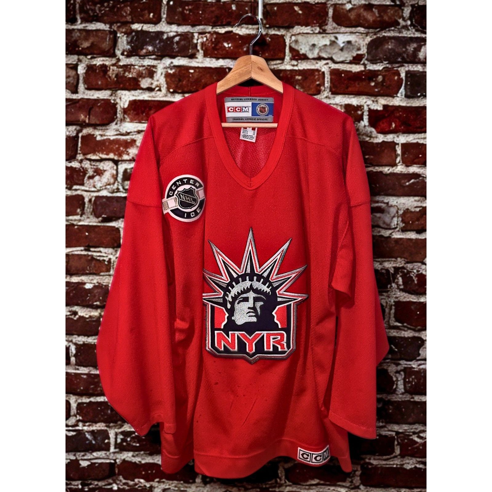 Ccm New York Rangers Lady Liberty CCM Practice Jersey XL Vintage Size US XL / EU 56 / 4 - 3 Thumbnail