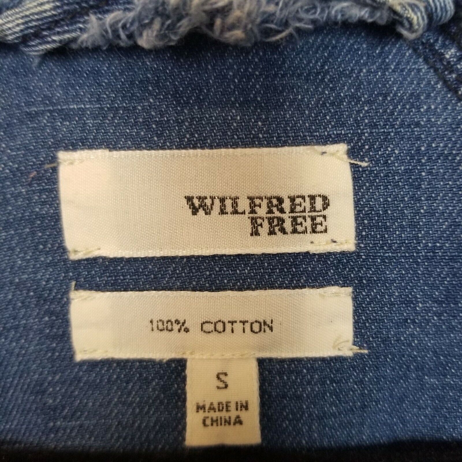 Aritzia Aritzia Wilfred Free Womens Denim Jacket Cardigan Size S Size S / US 4 / IT 40 - 9 Thumbnail