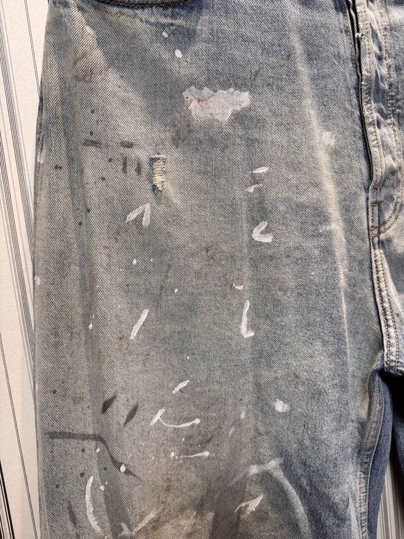 Acne Studios acne studios Blue splash-ink jeans 2503-Nextarrow Size US 30 / EU 46 - 3 Thumbnail