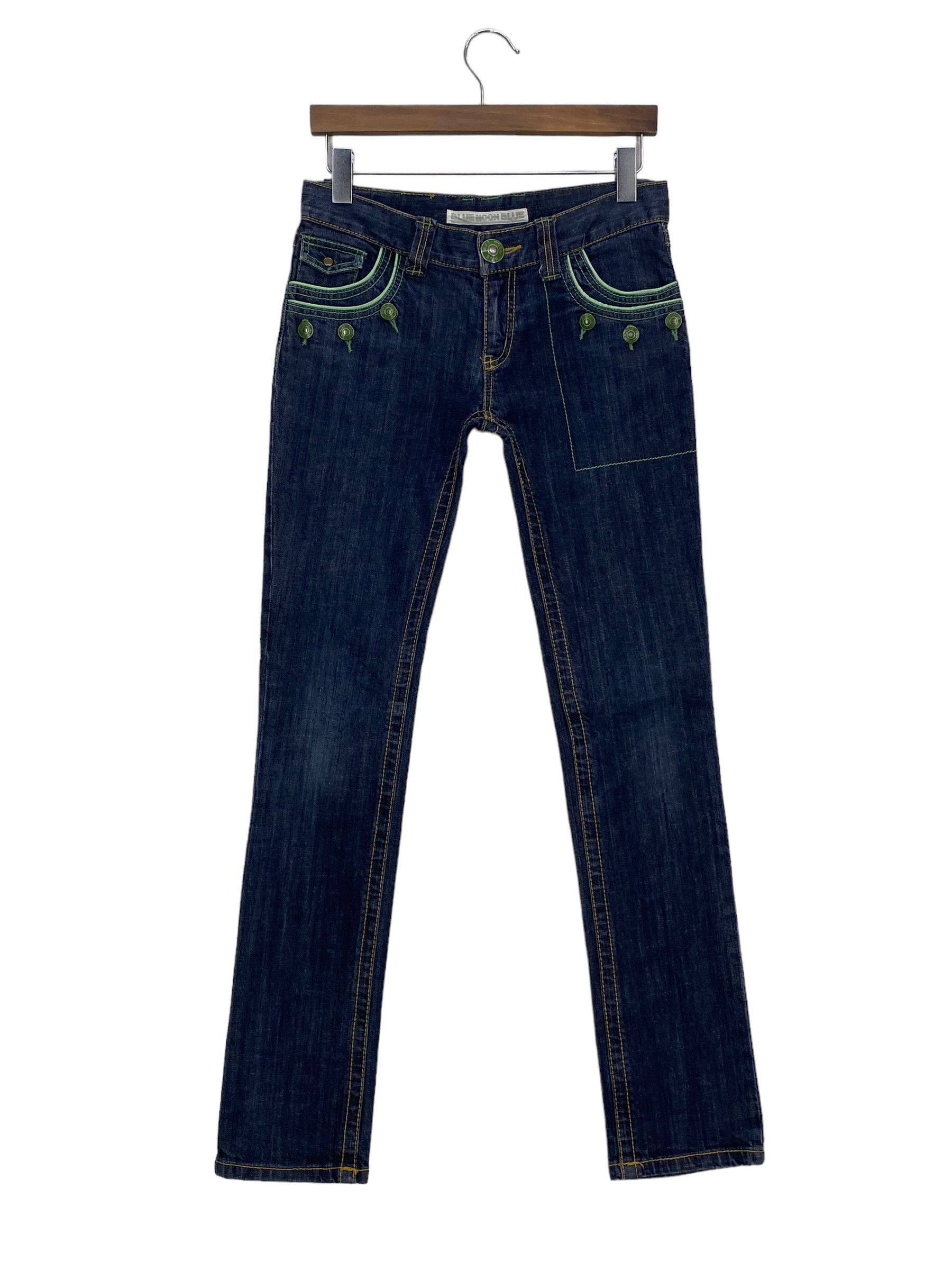 Japanese Brand Blue Moon Blue Japan Denim Jeans Japanese Surf Jeans Pants Size 29" - 2 Thumbnail