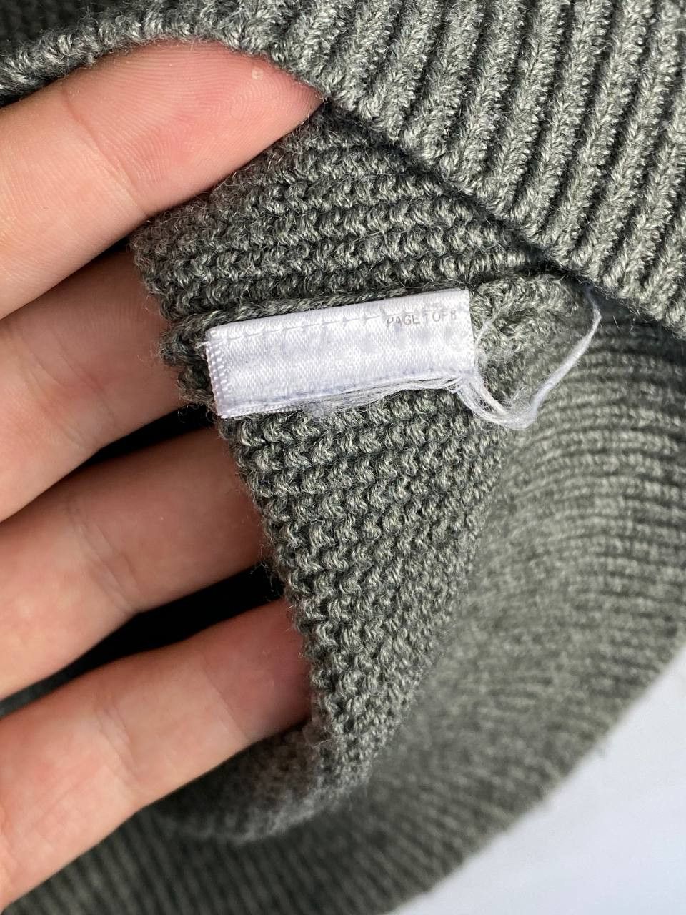 Reiss Reiss Wool Heavy Knitted Light Green Crewneck Sweater Size US M / EU 48-50 / 2 - 7 Thumbnail