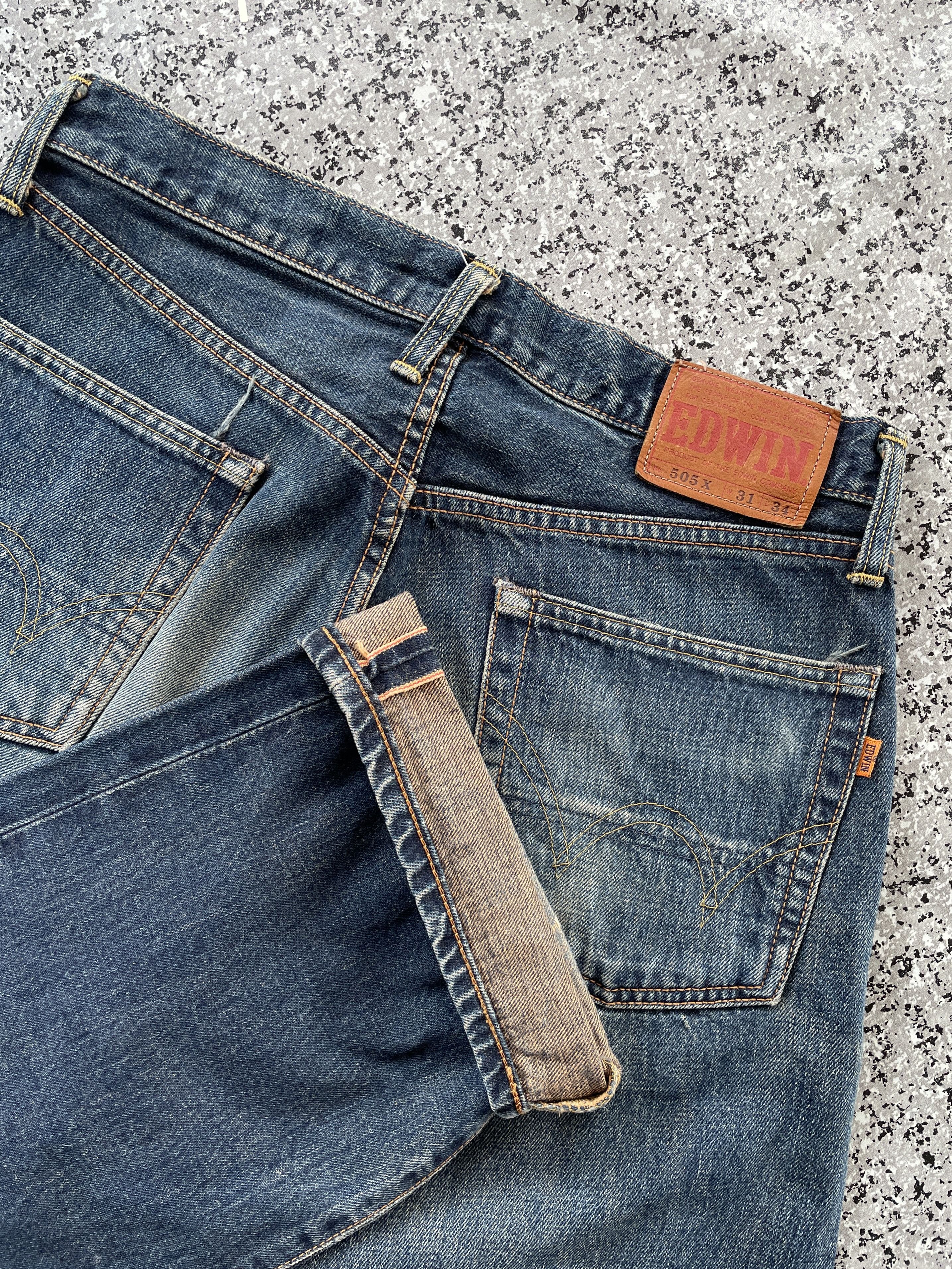Edwin EDWIN 505x SELVEDGE JEANS (LG12) Size US 30 / EU 46 - 1 Thumbnail