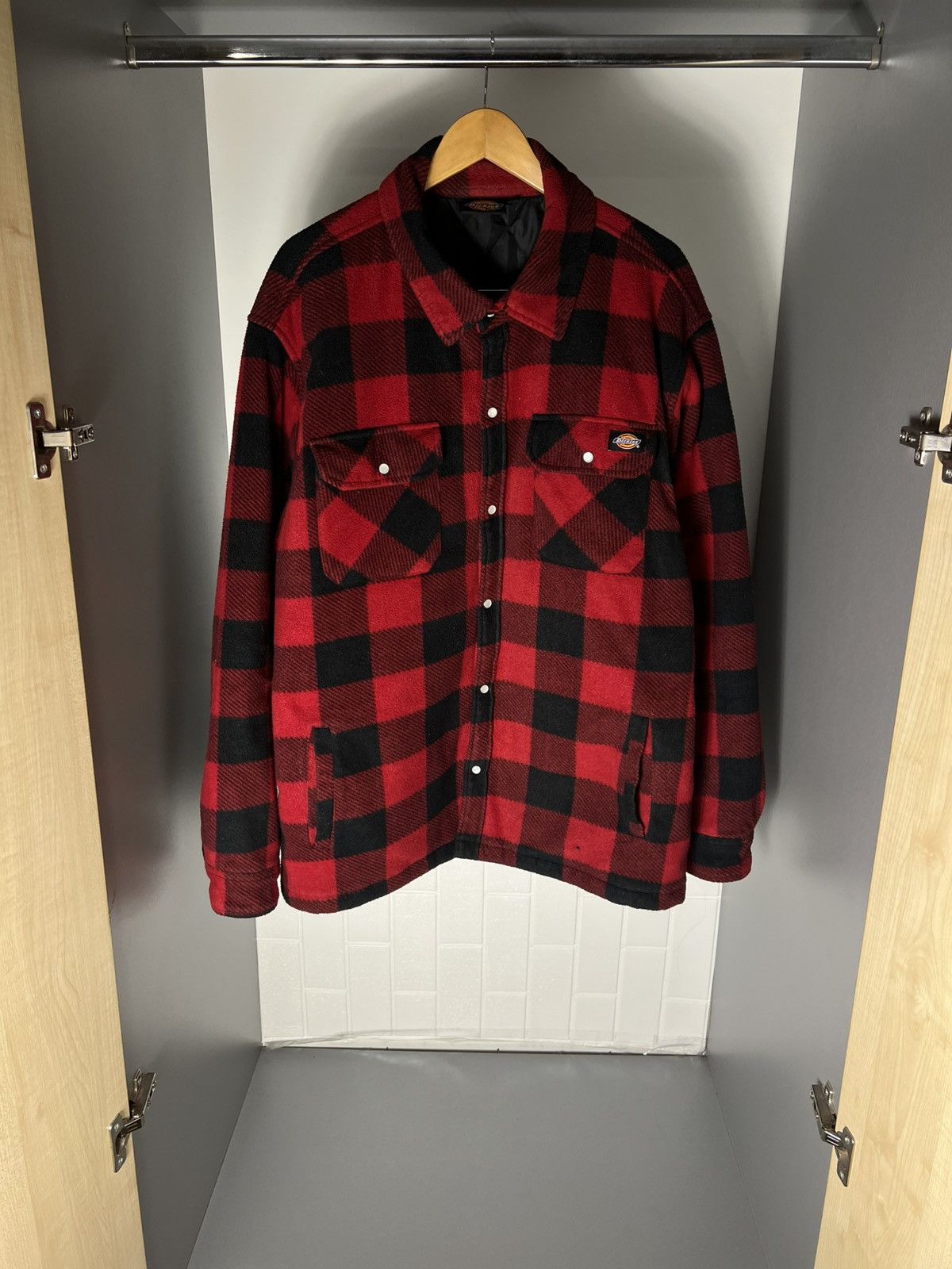 Dickies VINTAGE DICKIES FLANNEL SHERPA JACKET CASUAL DESIGNER 90s Size US XXL / EU 58 / 5 - 10 Thumbnail