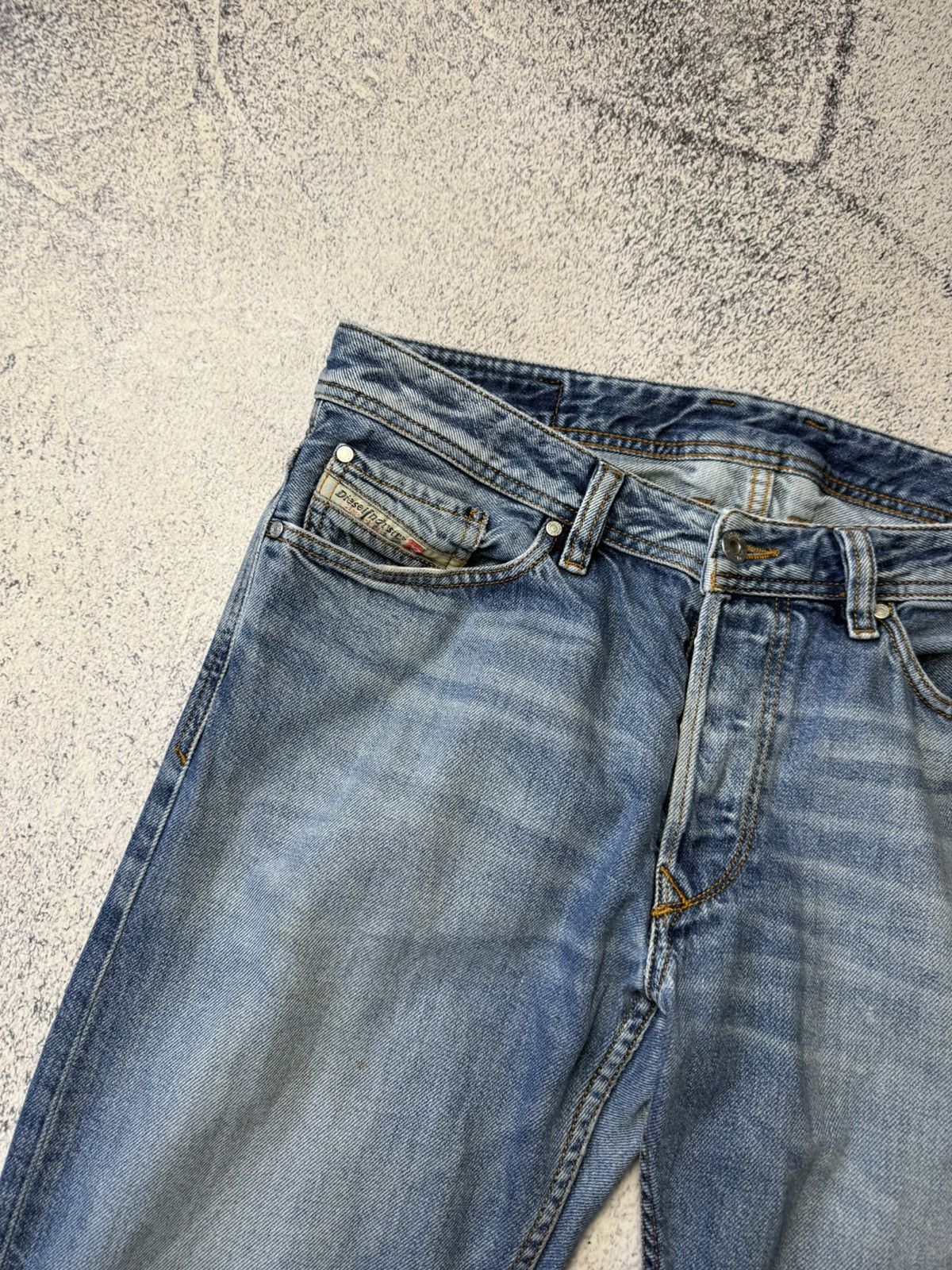 Diesel Men's Vintage Diesel Industry Distressed Faded Jeans Size 32 Size US 32 / EU 48 - 12 Thumbnail