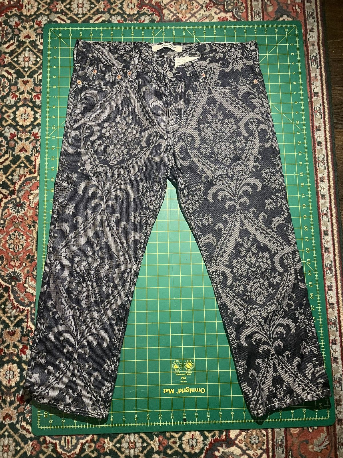 Image of Comme Des Garcons x Junya Watanabe Comme Des Garçons Junya Watanabe Paisley Pants, Men's (Size 31)