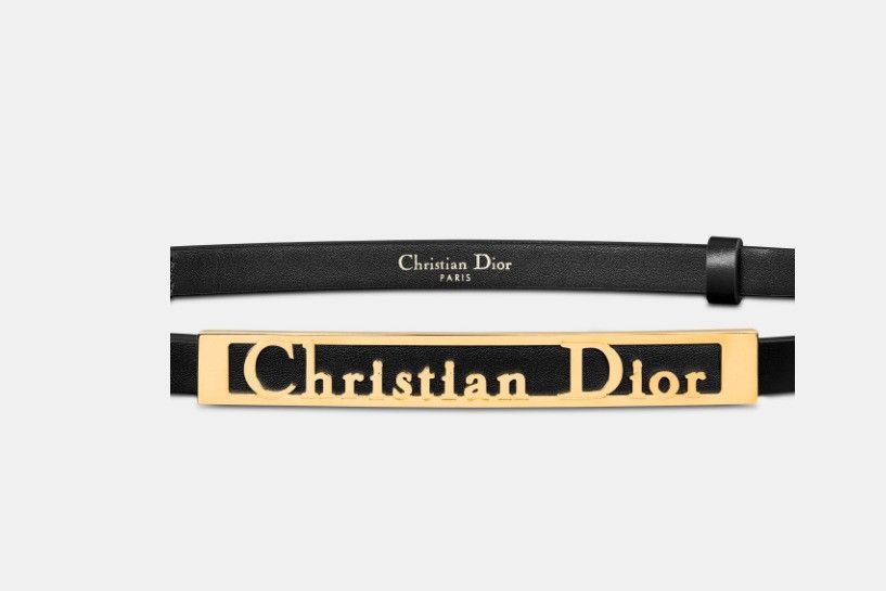 Dior o1w1db10325 Size: OS / B0588UWG Signature Belt in Black Size ONE SIZE - 4 Thumbnail