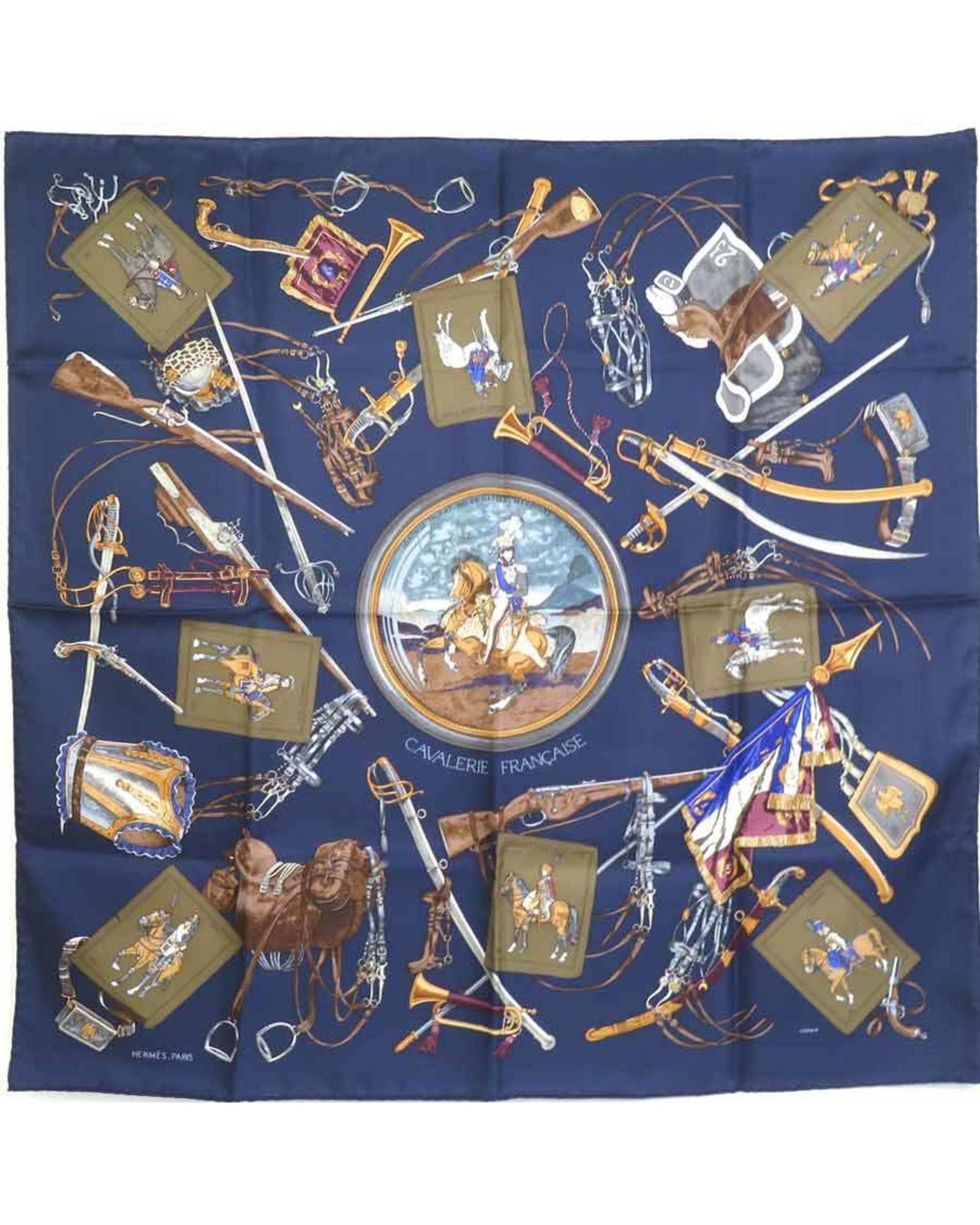 image of Iconic Hermes Carre 90 Silk Scarf, Women's
