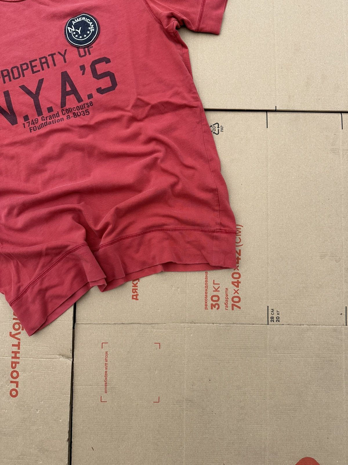 Nike × Vintage Nike New York Americans NYA’s Tee Vintage Style Soccer Red Size US M / EU 48-50 / 2 - 4 Thumbnail