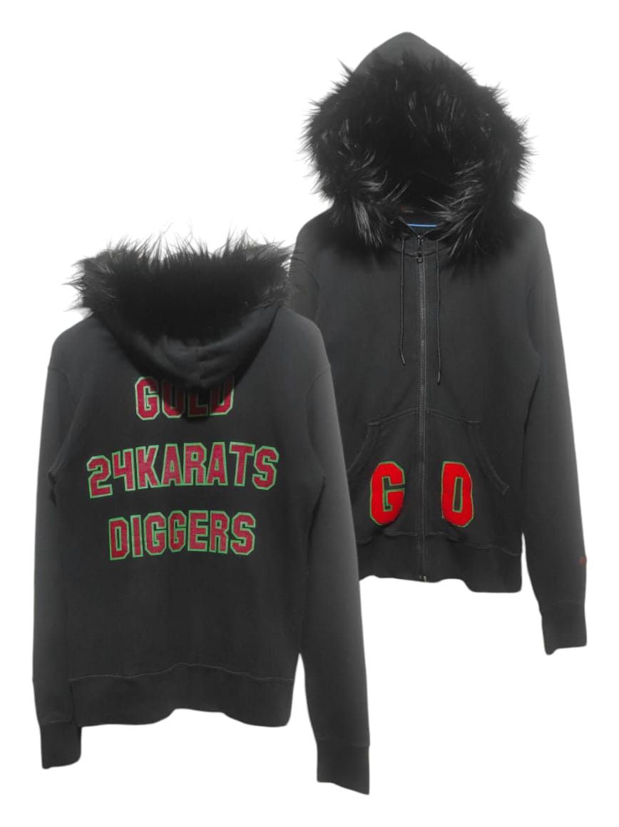 If Six Was Nine 24 Karats Zipper Fur Hoodie LGB IfSixWasNine style Size US M / EU 48-50 / 2 - 1 Thumbnail
