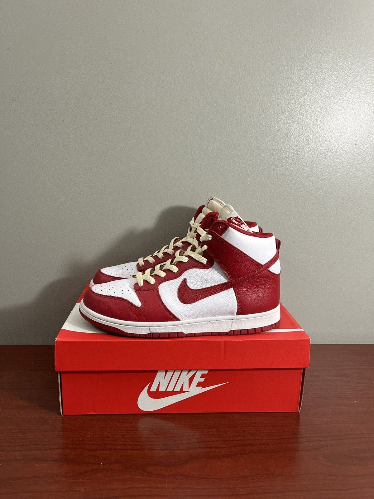 Nike Nike Dunk High St. Johns 2016 btts pack Size 10 Virgil Red Size US 10 / EU 43 - 2 Thumbnail