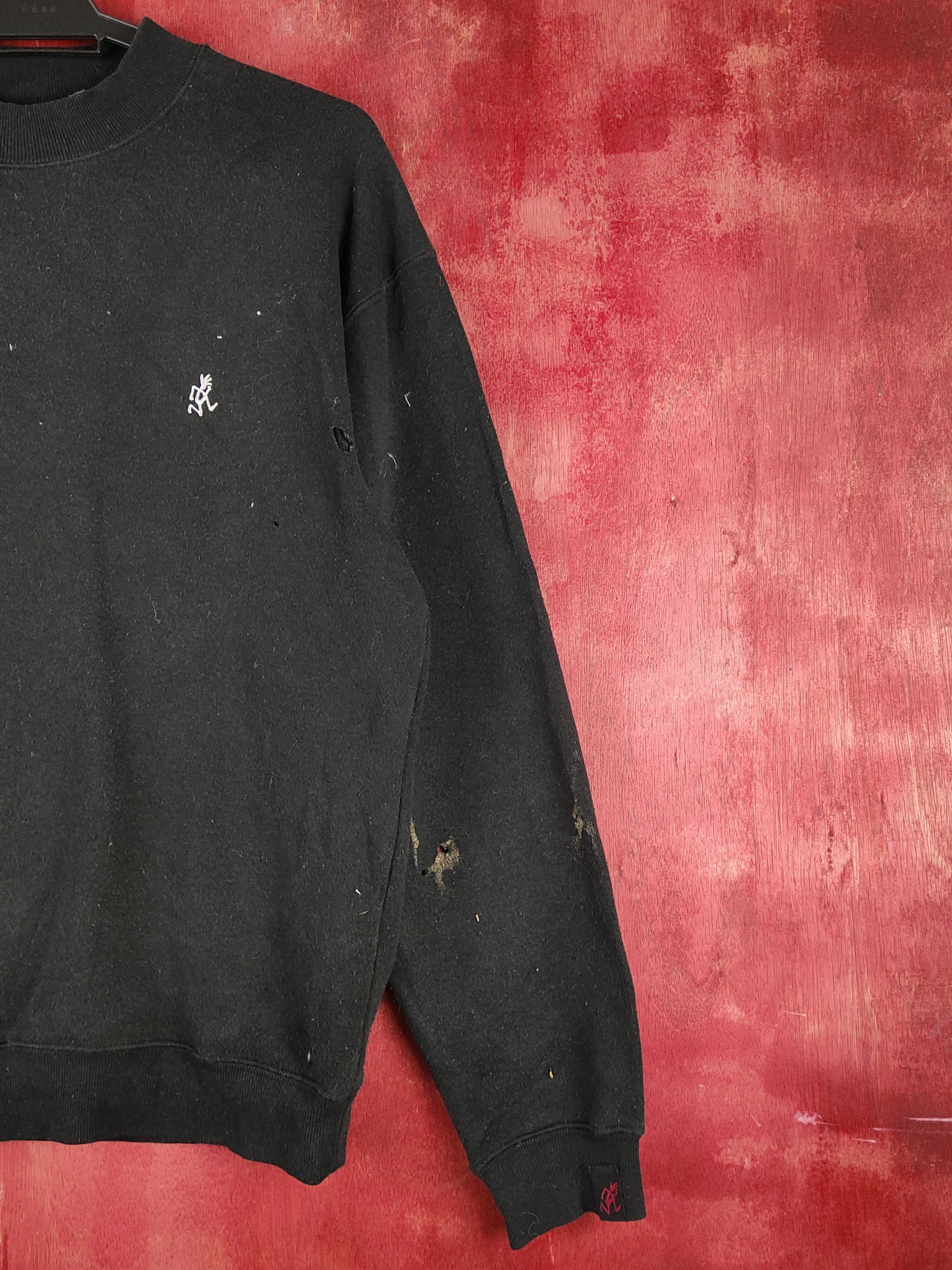 Gramicci × Japanese Brand × Vintage Gramicci Black ripped distressed vintage Sweatshirts #SW2116 Size US S / EU 44-46 / 1 - 6 Thumbnail