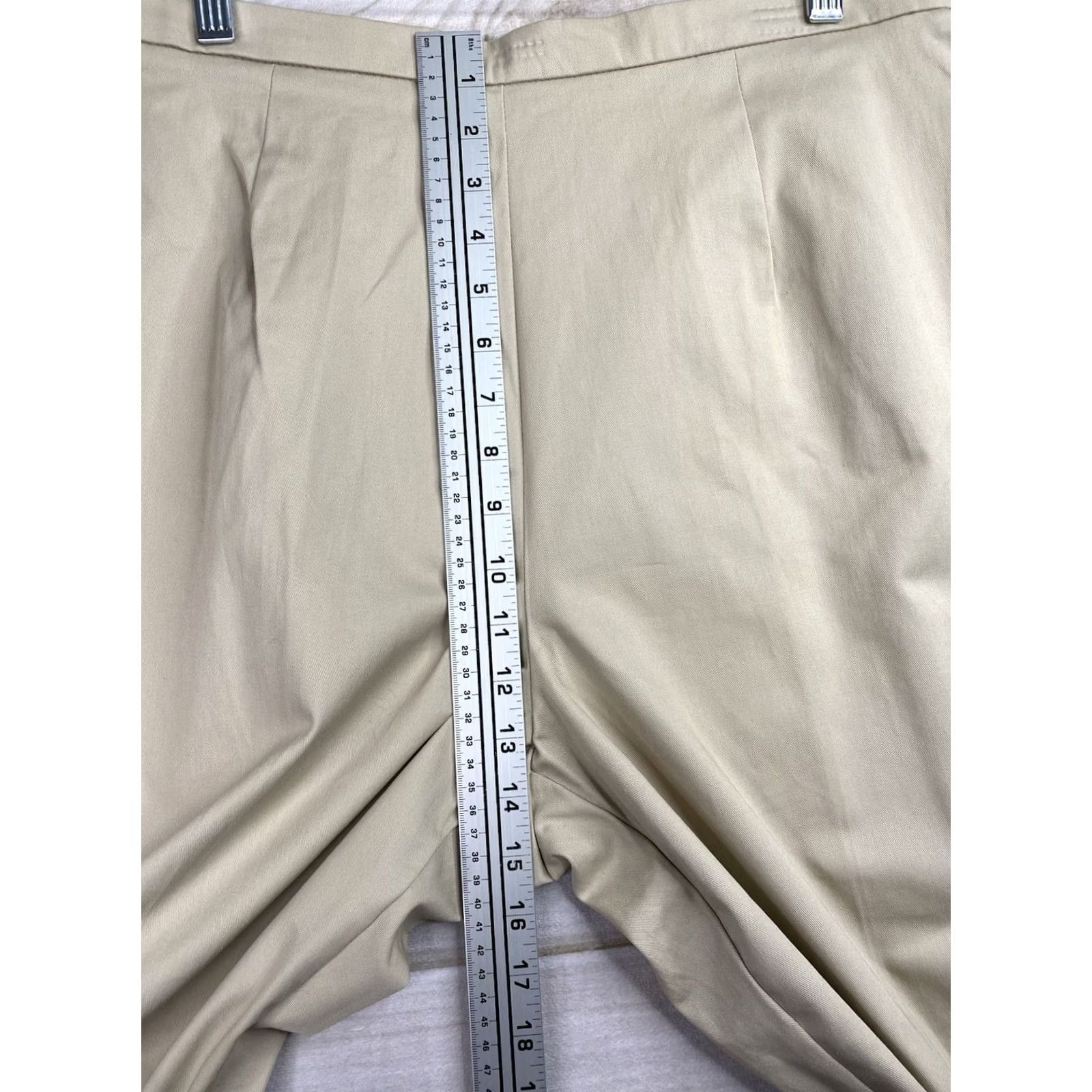 Vintage VINTAGE Briggs New York Pants Women 16 Beige High Waist Pleated Trousers NWT Size 38" / US 16 / IT 52 - 6 Thumbnail
