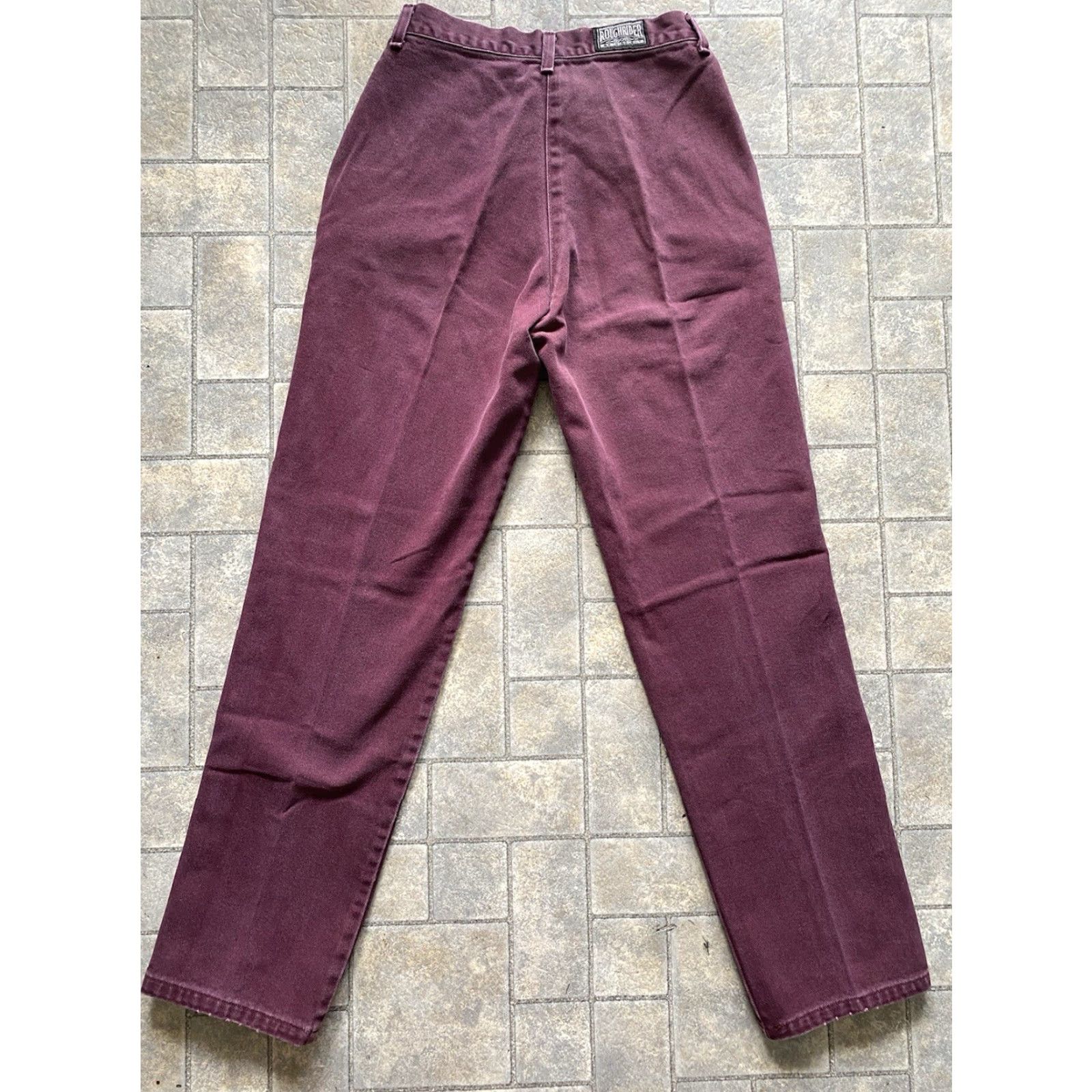 Vintage VINTAGE Roughrider Pants Purple 5/6 Womens Made In USA Size 27" / US 4 / IT 40 - 2 Thumbnail