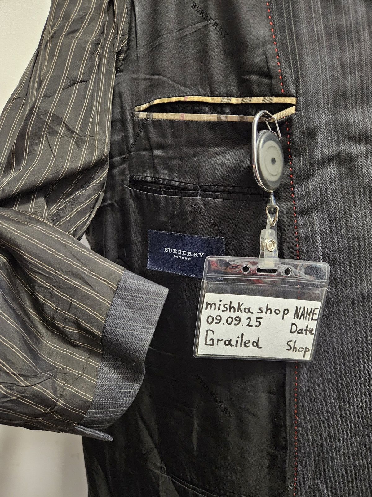 Burberry Vintage Burberry blazer jacket Size 54L - 6 Thumbnail