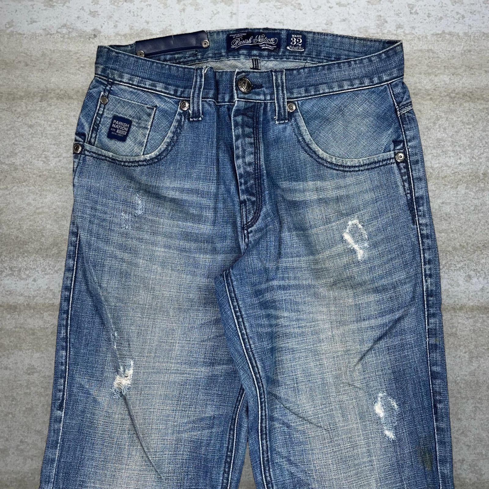 Vintage Vintage Y2K Parish Skate Jeans 32x30 Relaxed Fit Medium Wash Size US 32 / EU 48 - 6 Thumbnail
