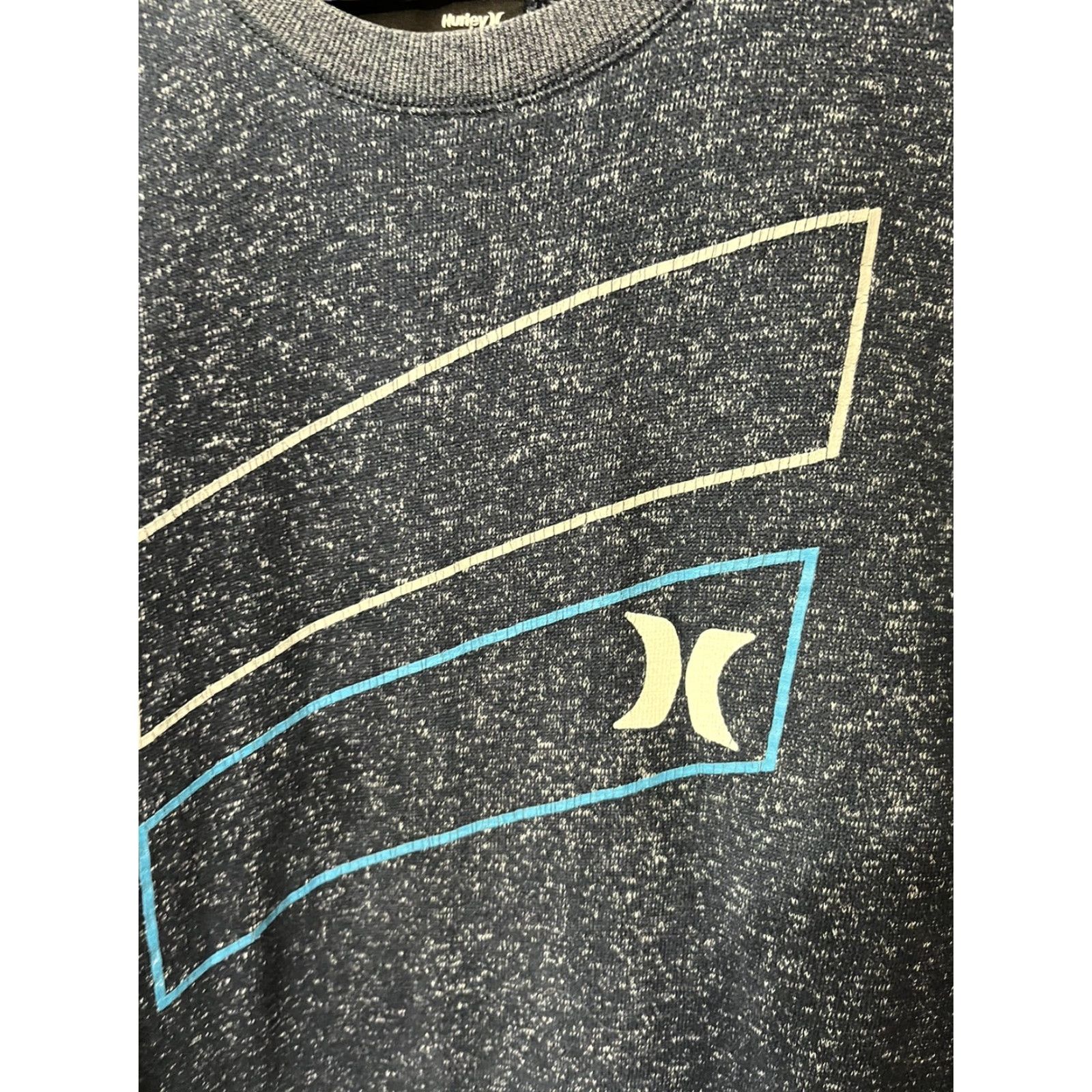 Hurley VINTAGE Hurley Sweater Blue Striped XL Crewneck Pullover Mens Size US XL / EU 56 / 4 - 2 Thumbnail