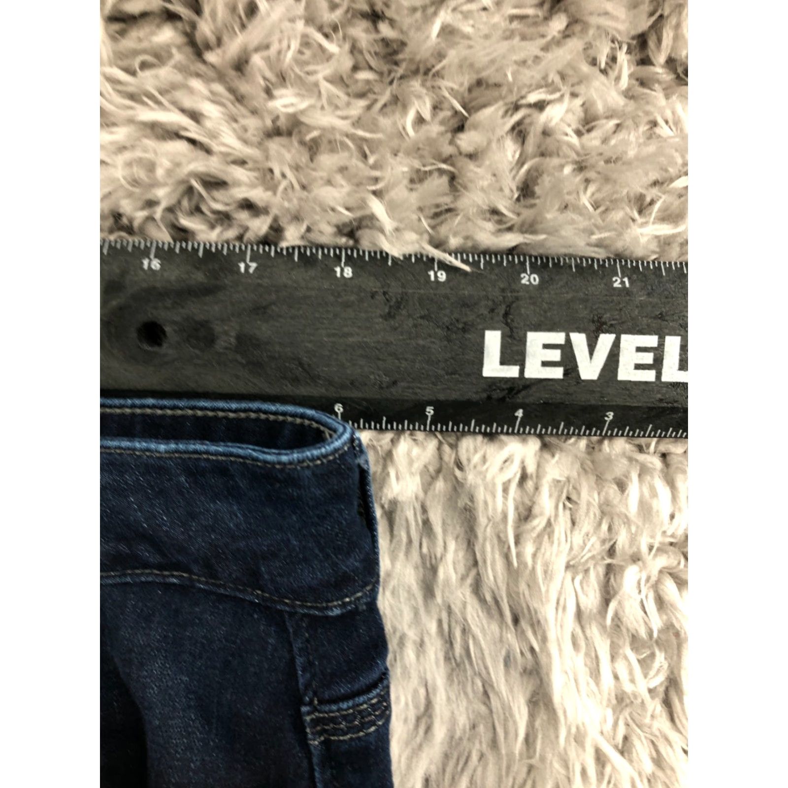 Lee Lee Perfect Fit Straight Jeans Womens Dark Wash Blue Size 18 Short Regular 5-Pocket Denim Cotton Jeans Mens? No. Size 40" / US 18 - 2 Thumbnail