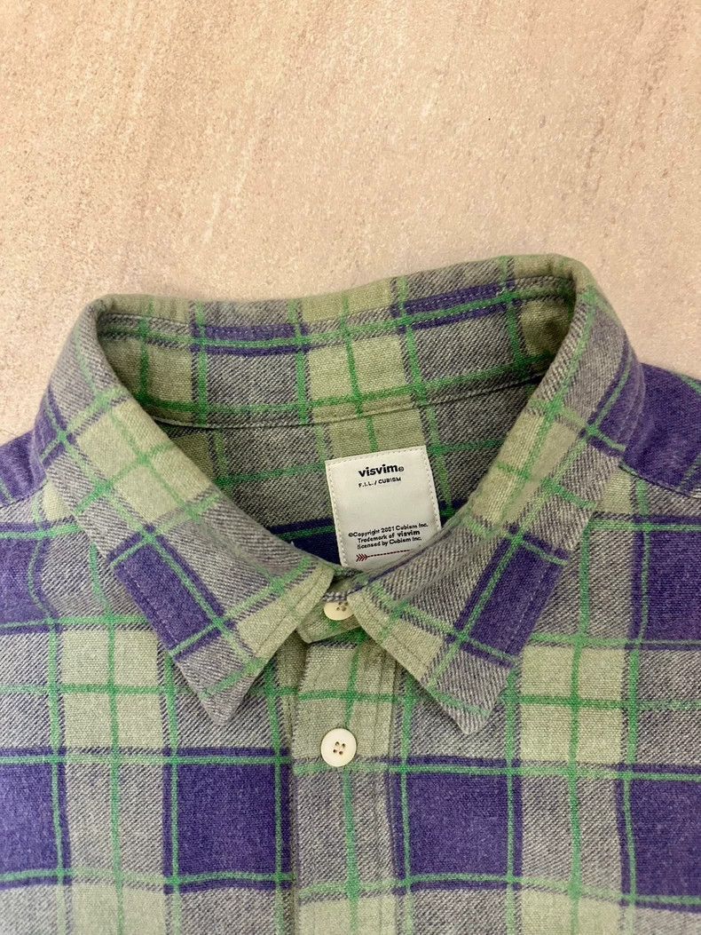 Visvim Visvim 23AW Pioneer Khadi Check Shirt L/S-2506 Size US M / EU 48-50 / 2 - 2 Thumbnail