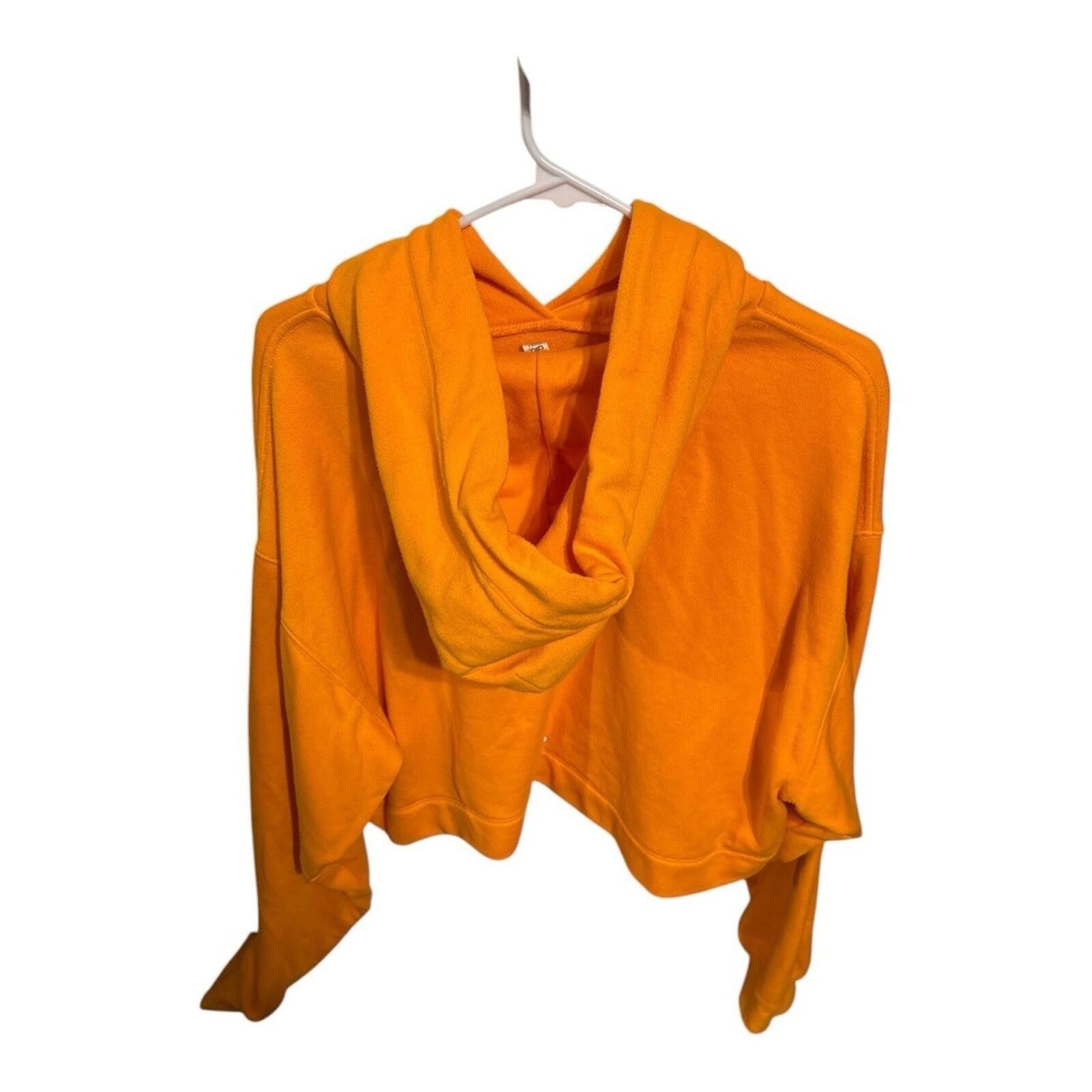 Alo Alo Orange Cropped Hoodie Size M / US 6-8 / IT 42-44 - 2 Thumbnail